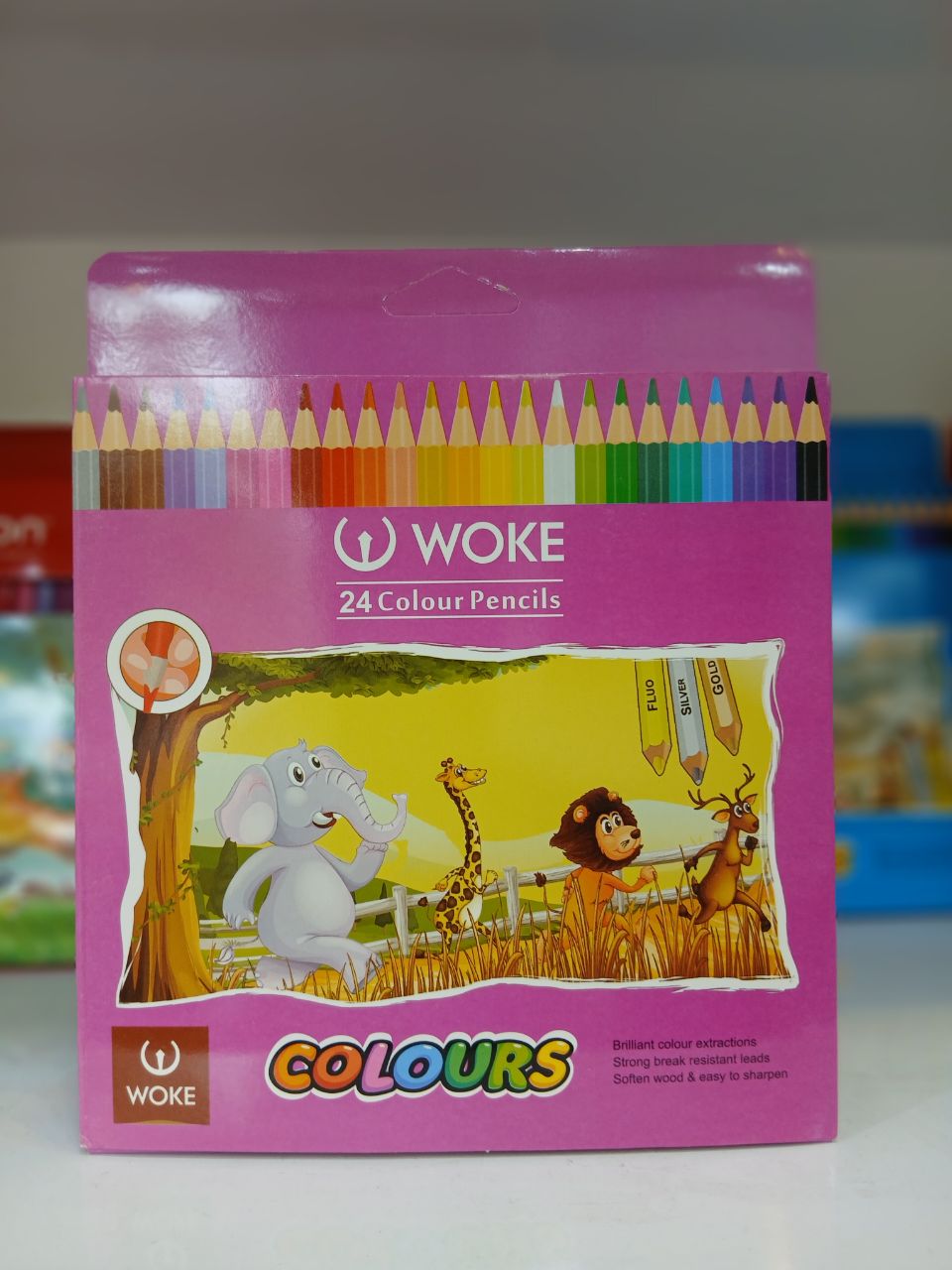 مداد رنگی woke 24 رنگ