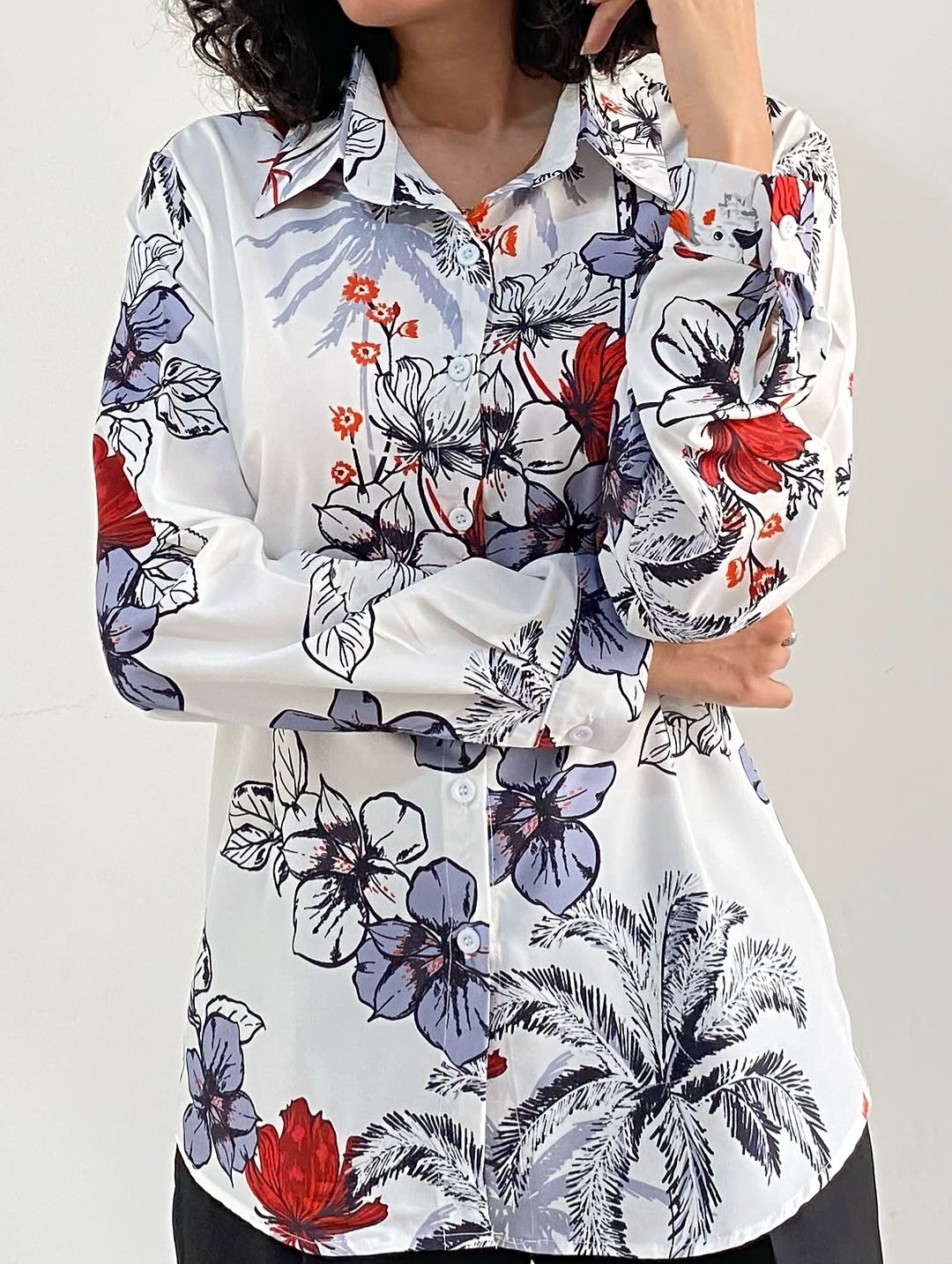 شومیز گل وارداتی