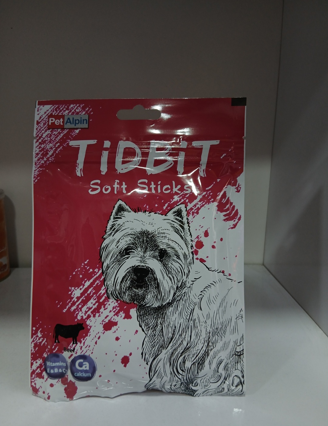 تشویقی سگ Pet Alpin مدل Tidbit Soft Sticks Lamb