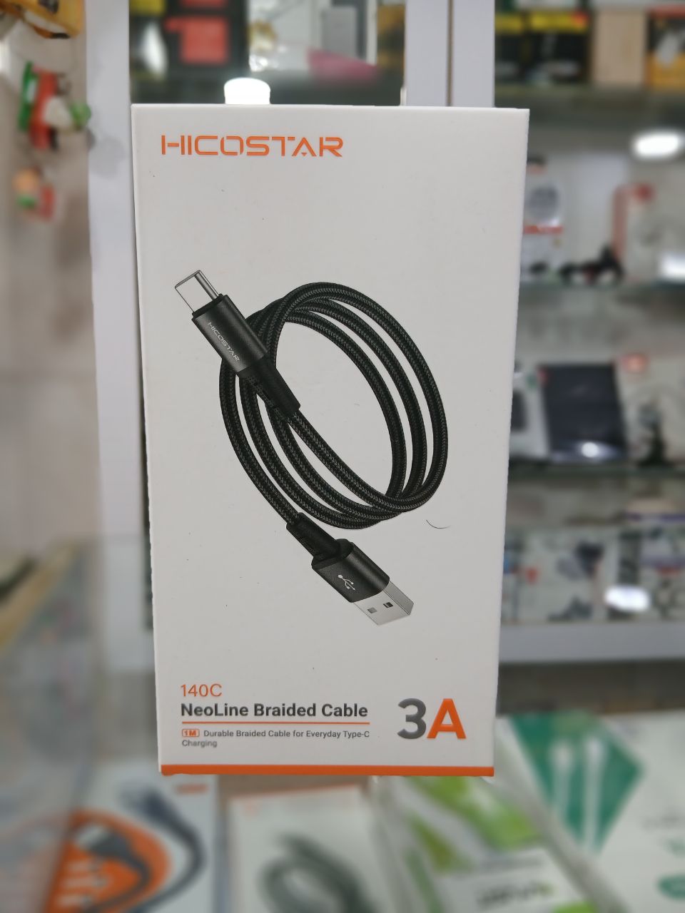کابل تبدیل USB به USB-C هایکواستار مدل 140C طول 1  متر
