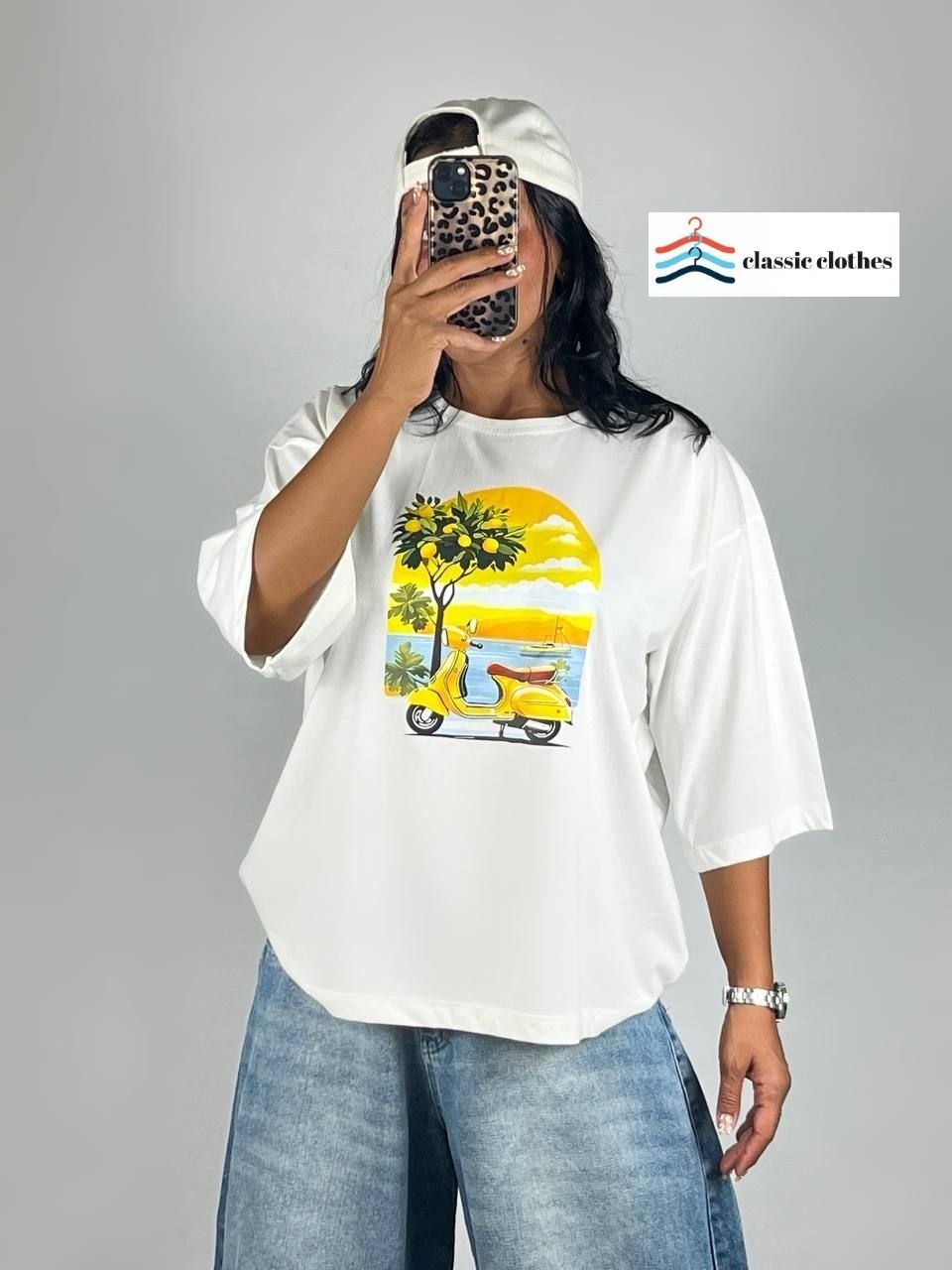 تیشرت پنبه باکسی summer