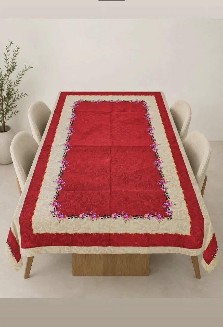رومیزی مخمل ترکمن