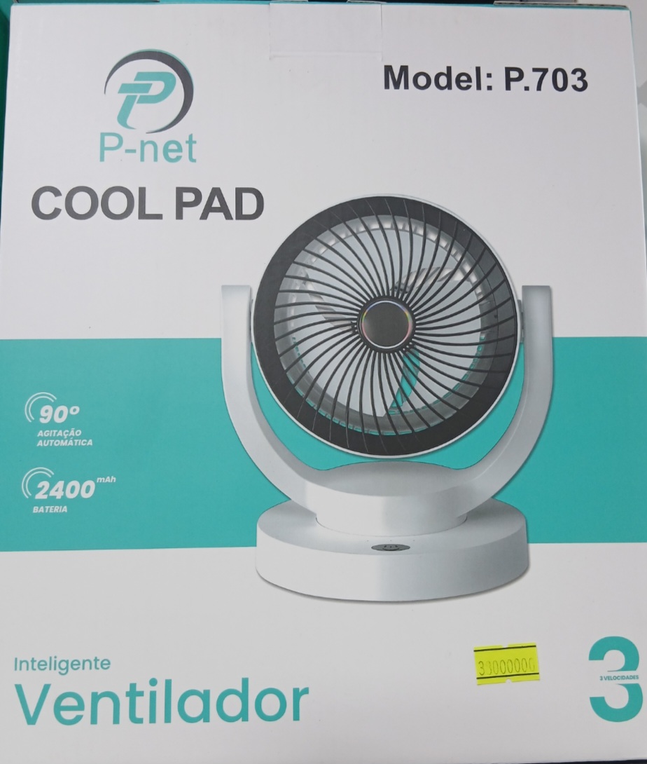 پنکه رومیزی پی نت مدل P703 ظرفیت 2400 میلی آمپر