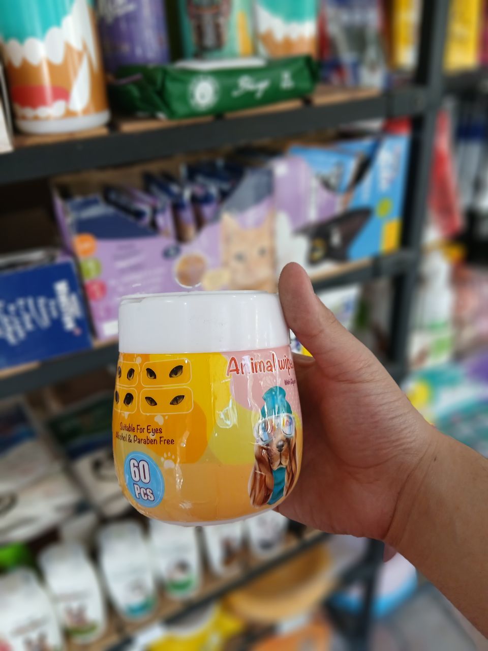 دستمال مرطوب چشم سگ و گربه
