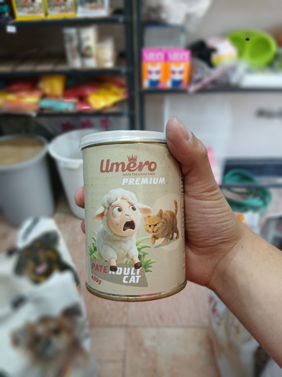 غذای تر گربه Uméro Premium Adult Cat 400 گرم