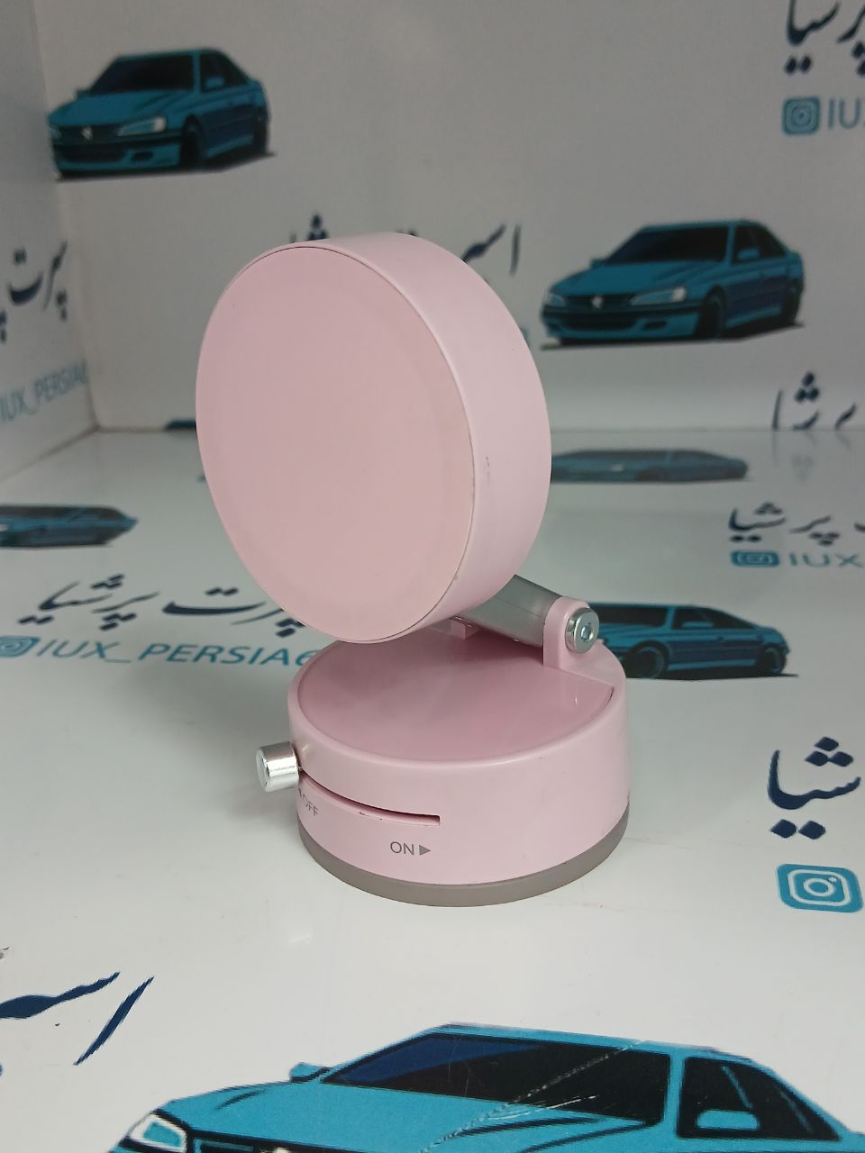 نگهدارنده ساده موبایل رنگ صورتی