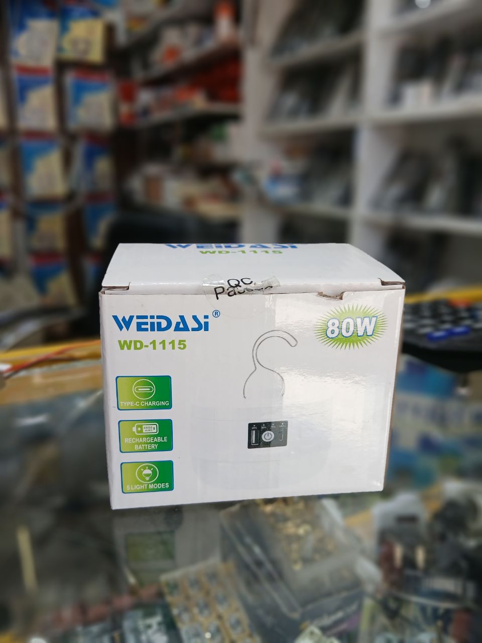 لامپ شارژی 80 وات ویداسی WD-1115