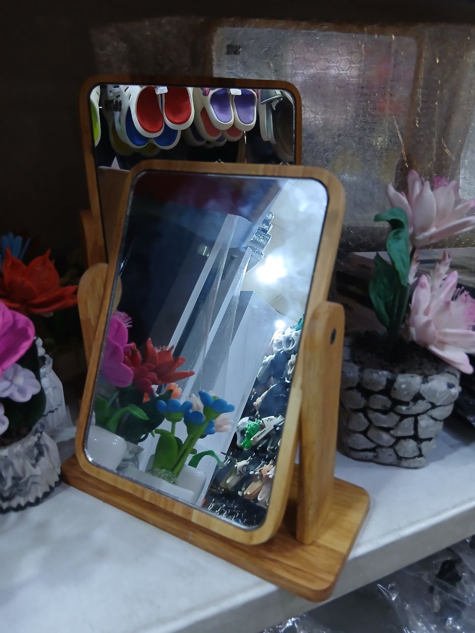آینه دکوراتیو چوبی