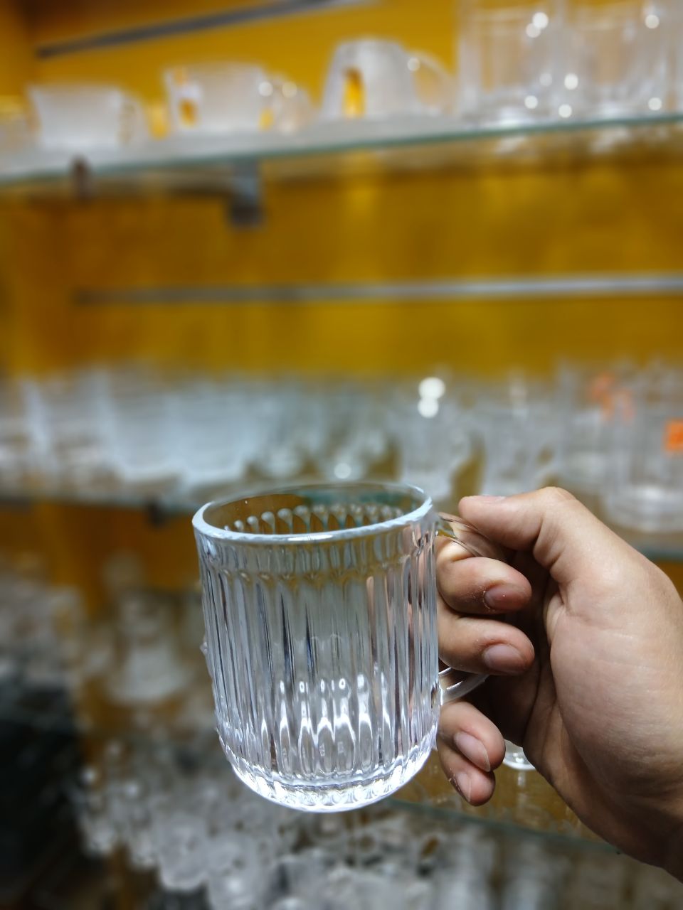 لیوان ساده دسته دار