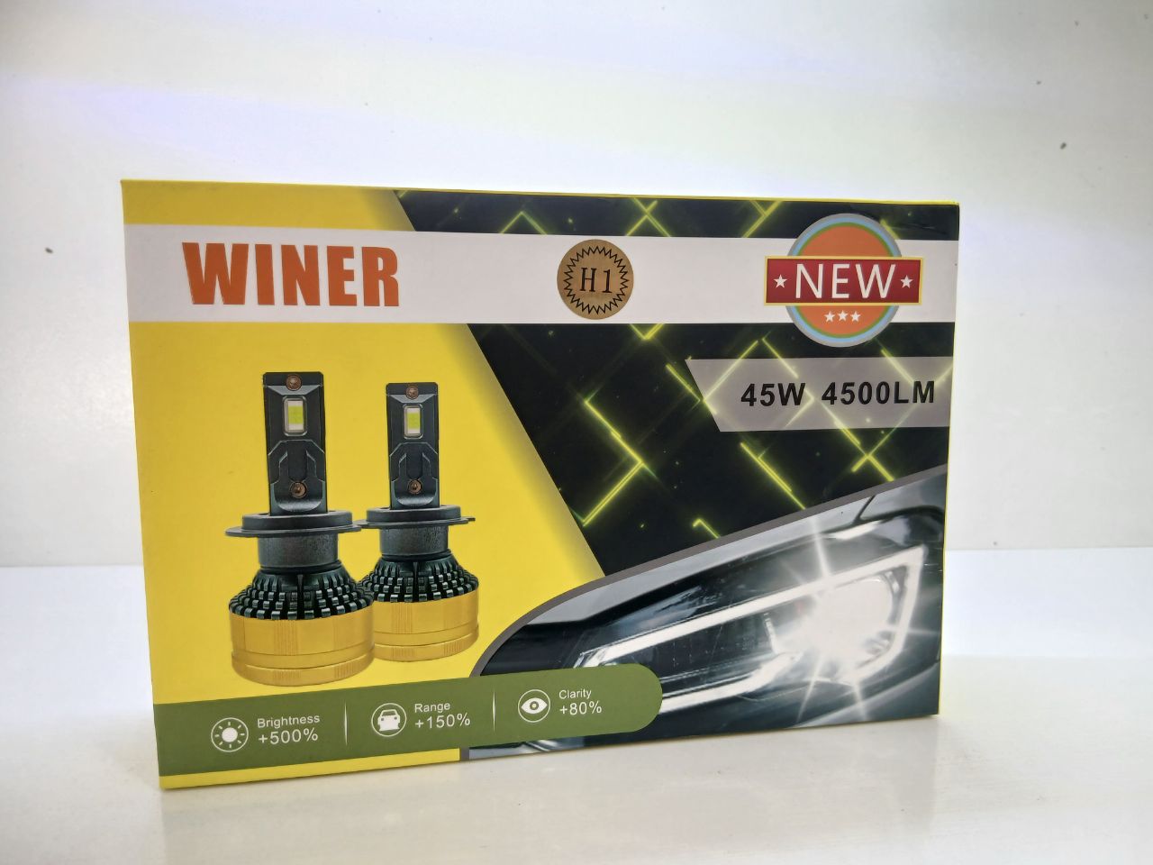 لامپ LED چراغ خودرو WINER مدل 45 وات 4500 لومن