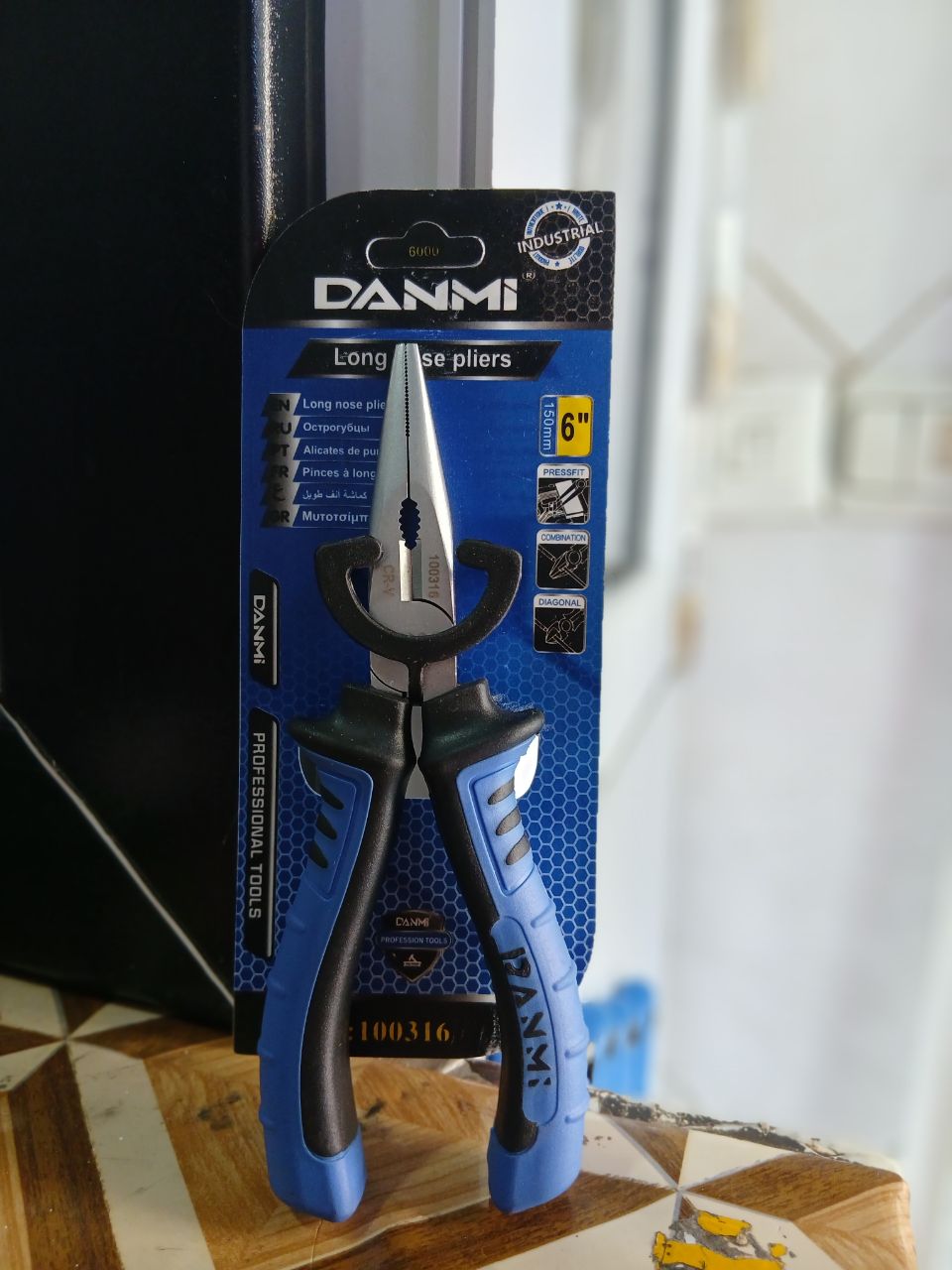 انبر دم‌باریک 6 اینچ DANMI