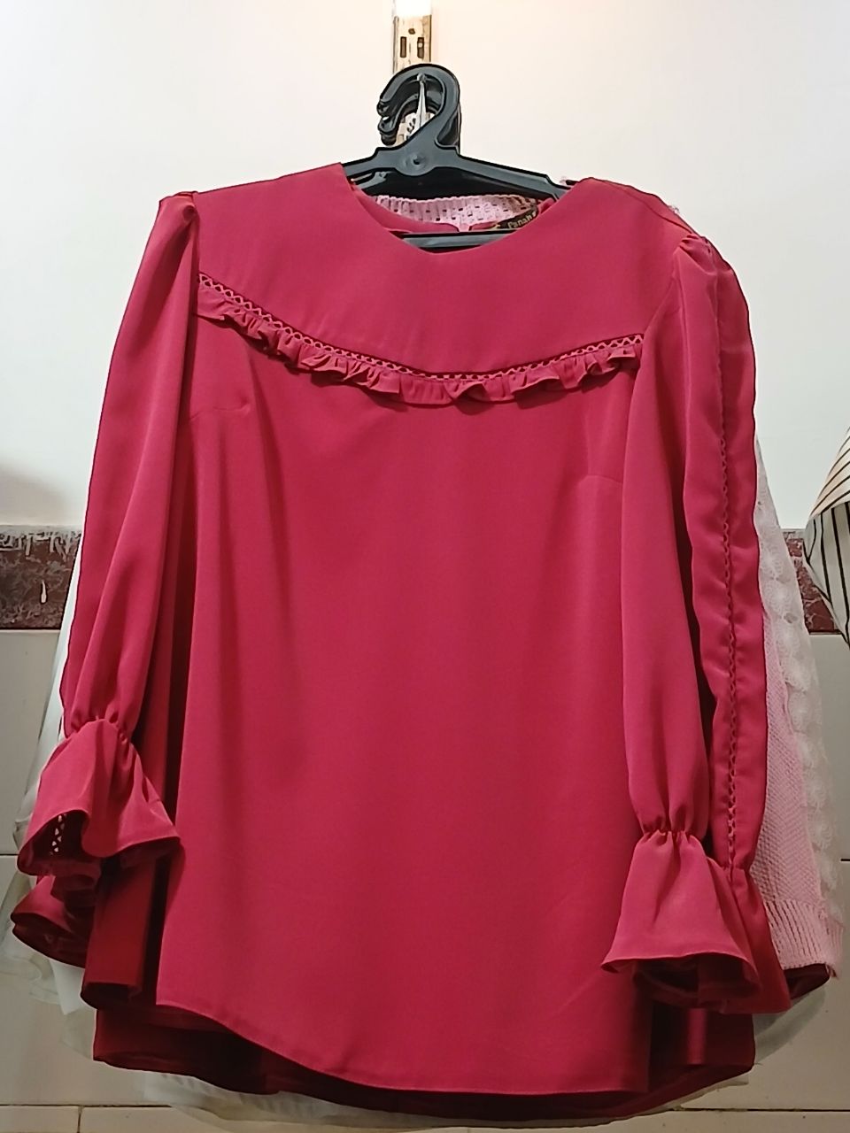 شومیز ساده صورتی