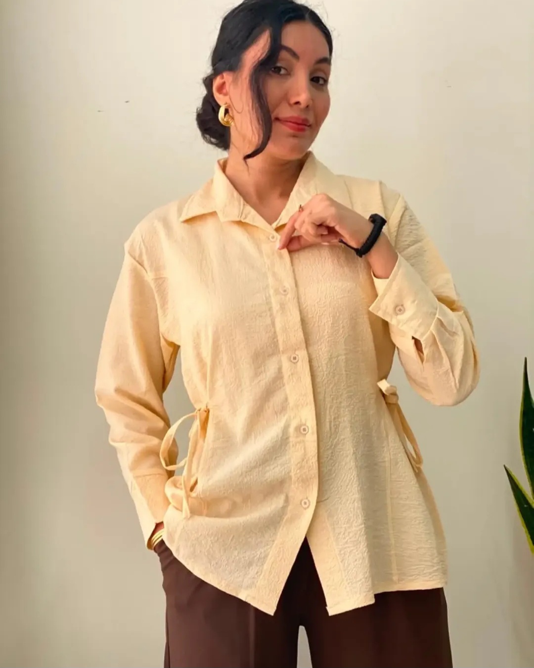 شومیز بقل گره