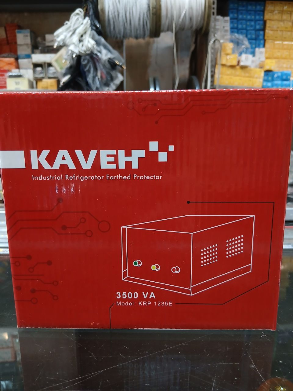 محافظ یخچال صنعتی کاوه 3500 ولت‌آمپر مدل KRP 1235E