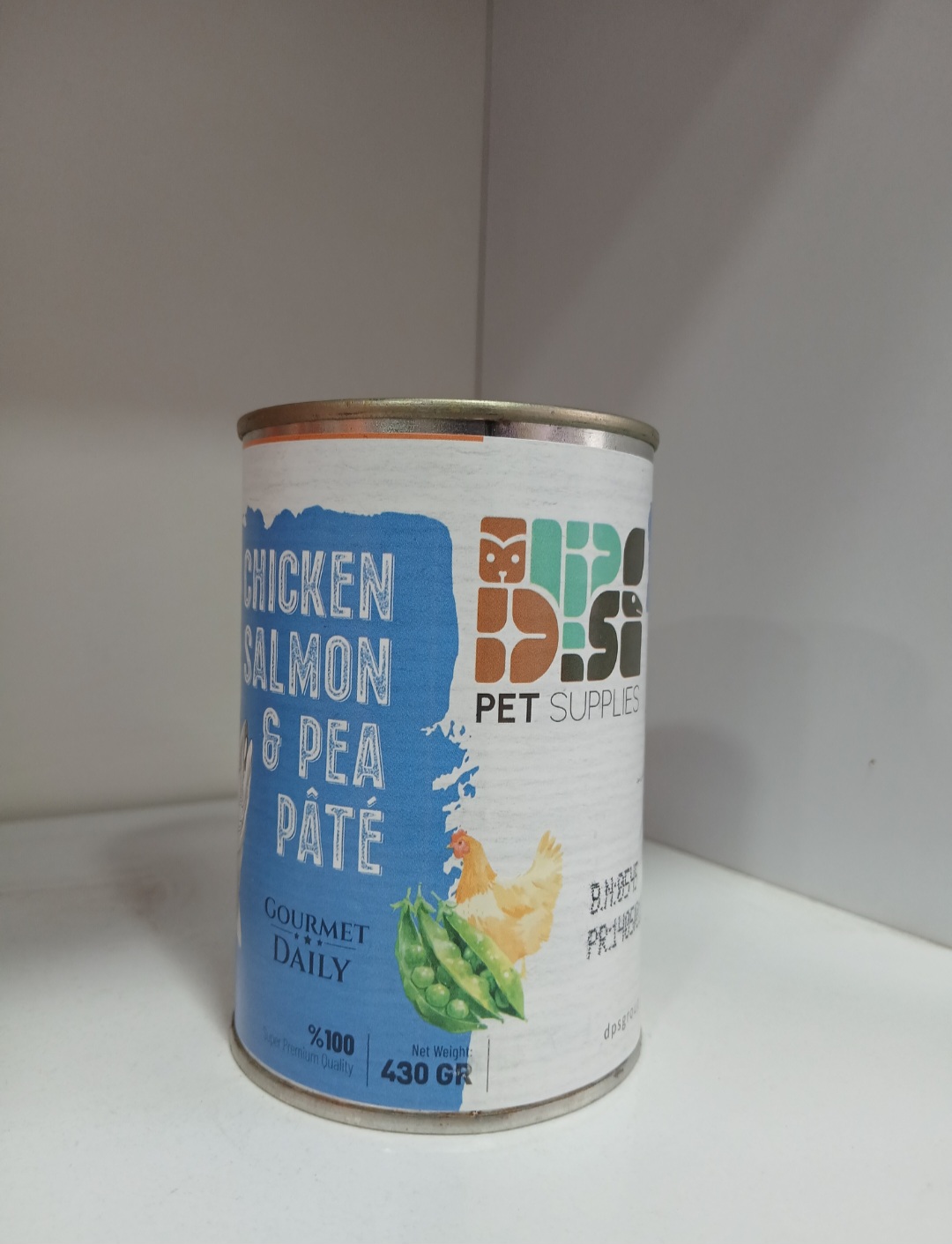 غذای مرطوب BIP Pet Supplies مدل Chicken Salmon & Pea Pâté وزن 430 گرم