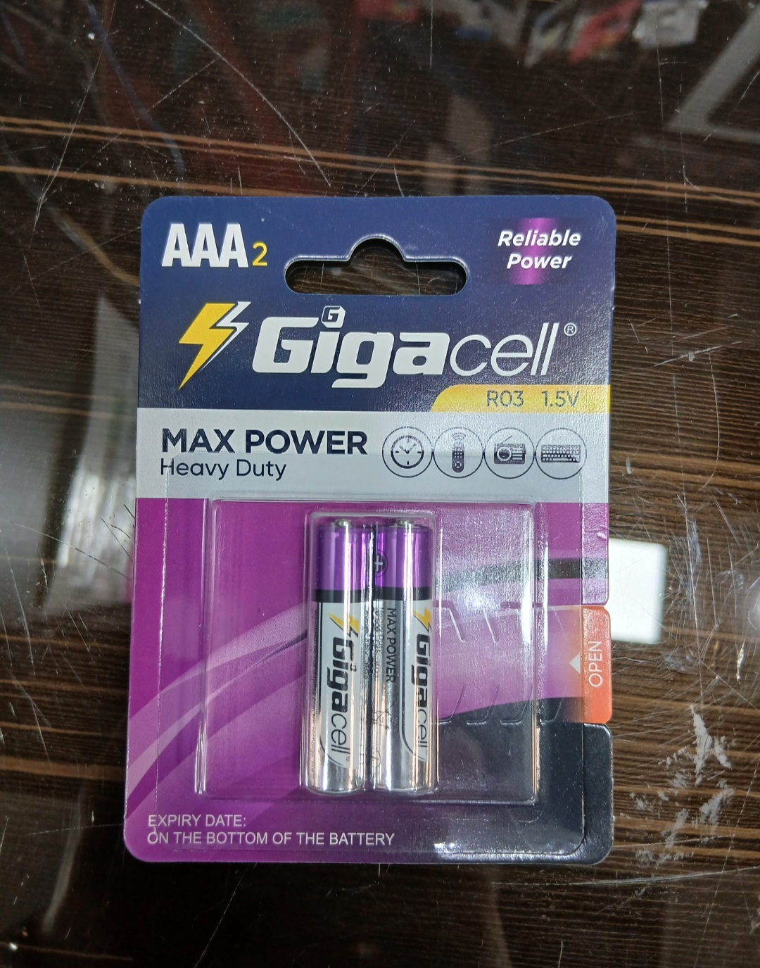 باتری نیم قلمی GigaCell-AAA مدل MAX POWER