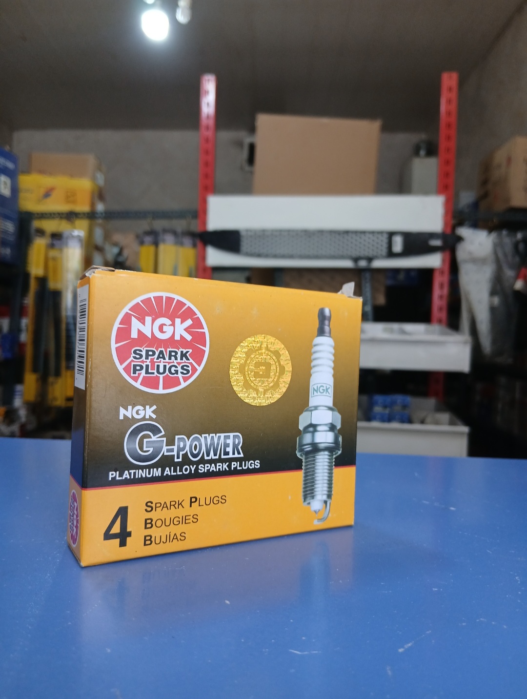 مجموعه 4 عددی شمع جرقه‌ای NGK BKR5EGP G-Power