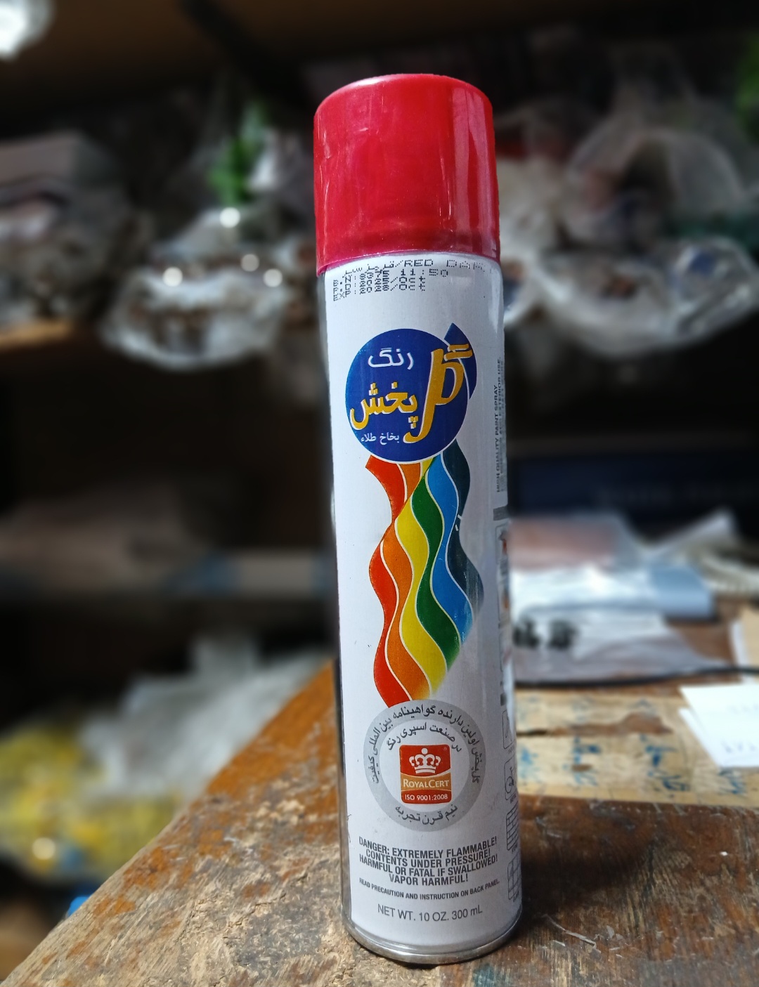 اسپری رنگ گل پخش قرمز