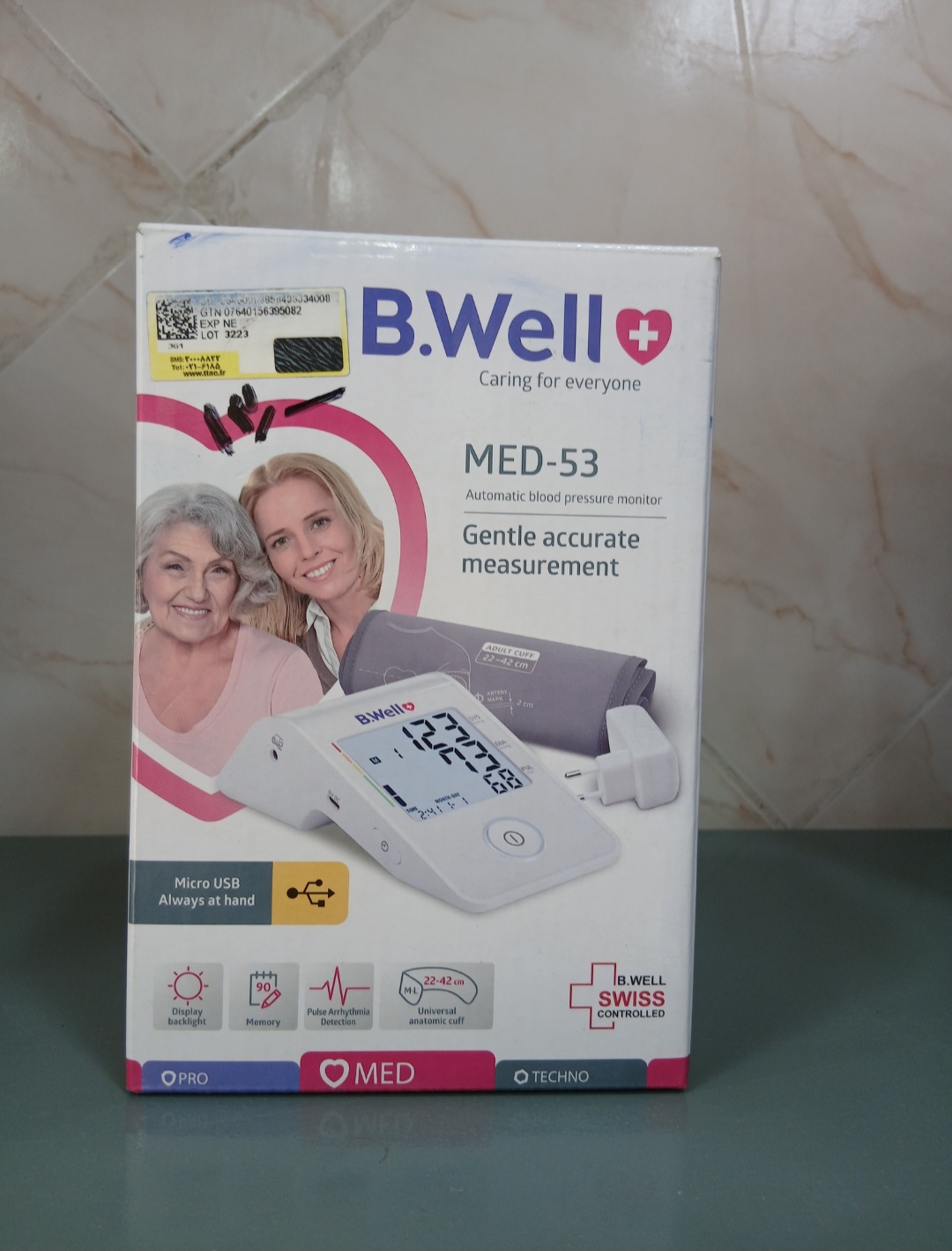 فشارسنج بی ول مدل MED-53 بدون آداپتور