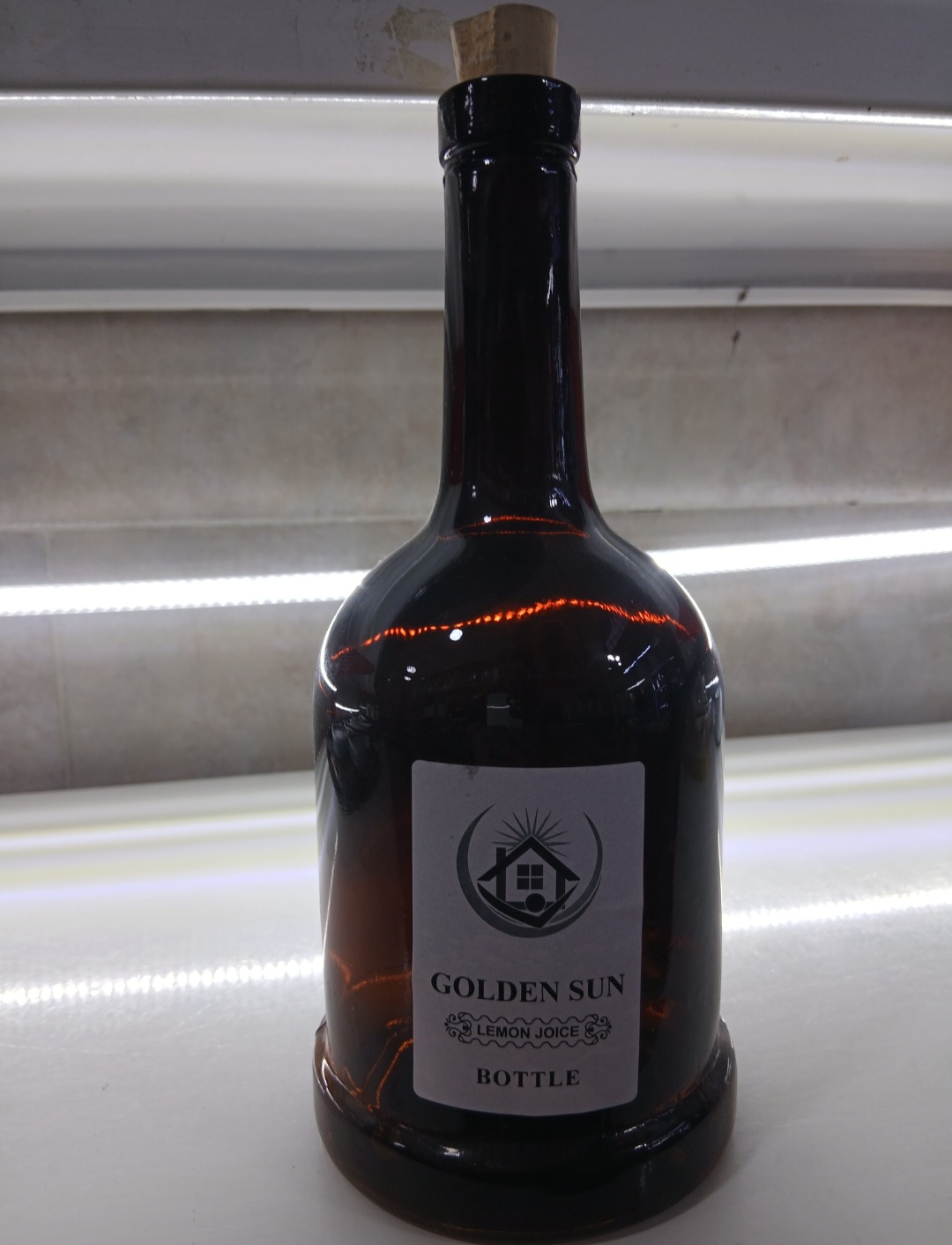 بطری درب چوبی GOLDEN SUN