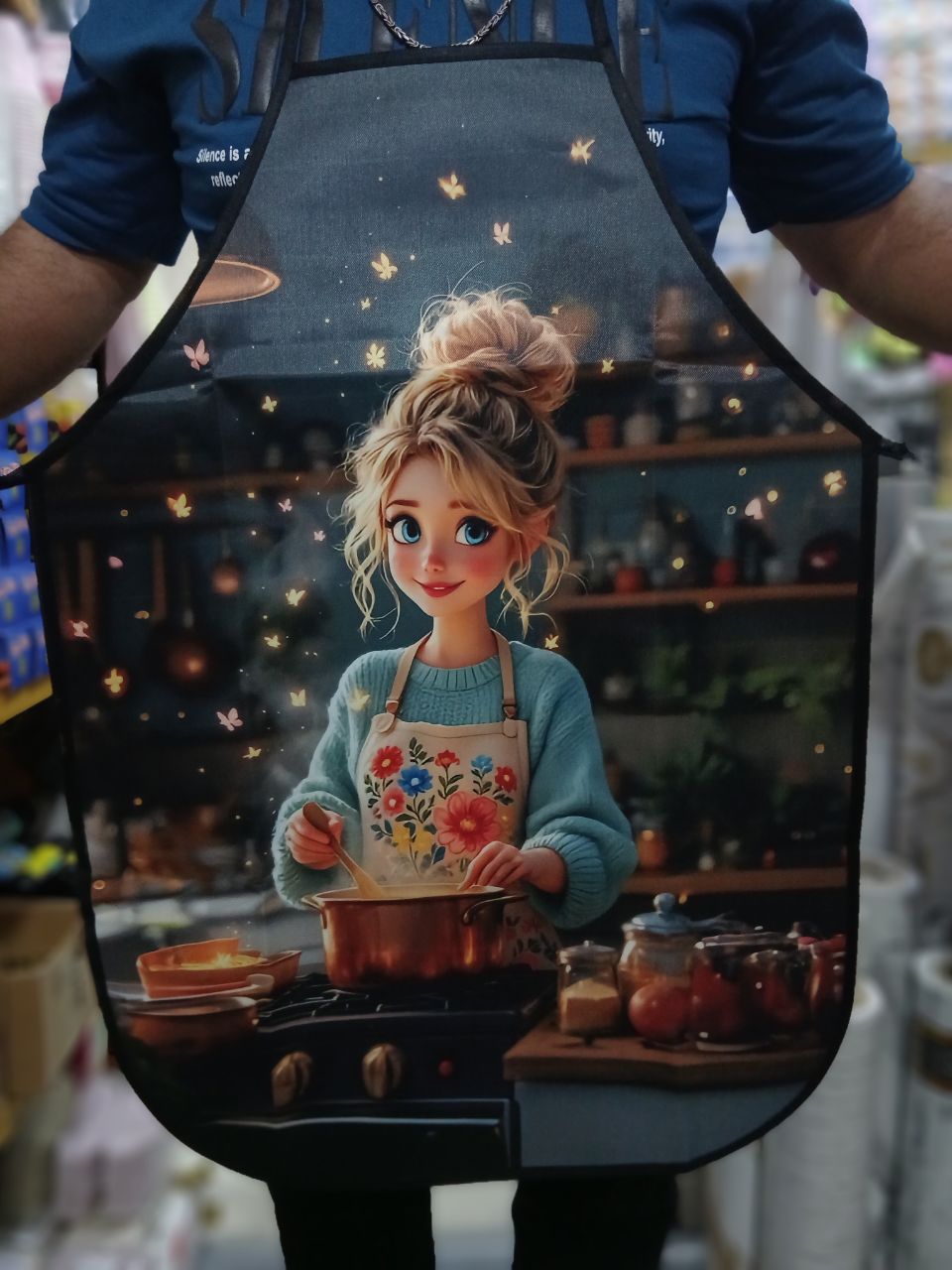 پیش بند ظرف شویی مدل دختر آشپز