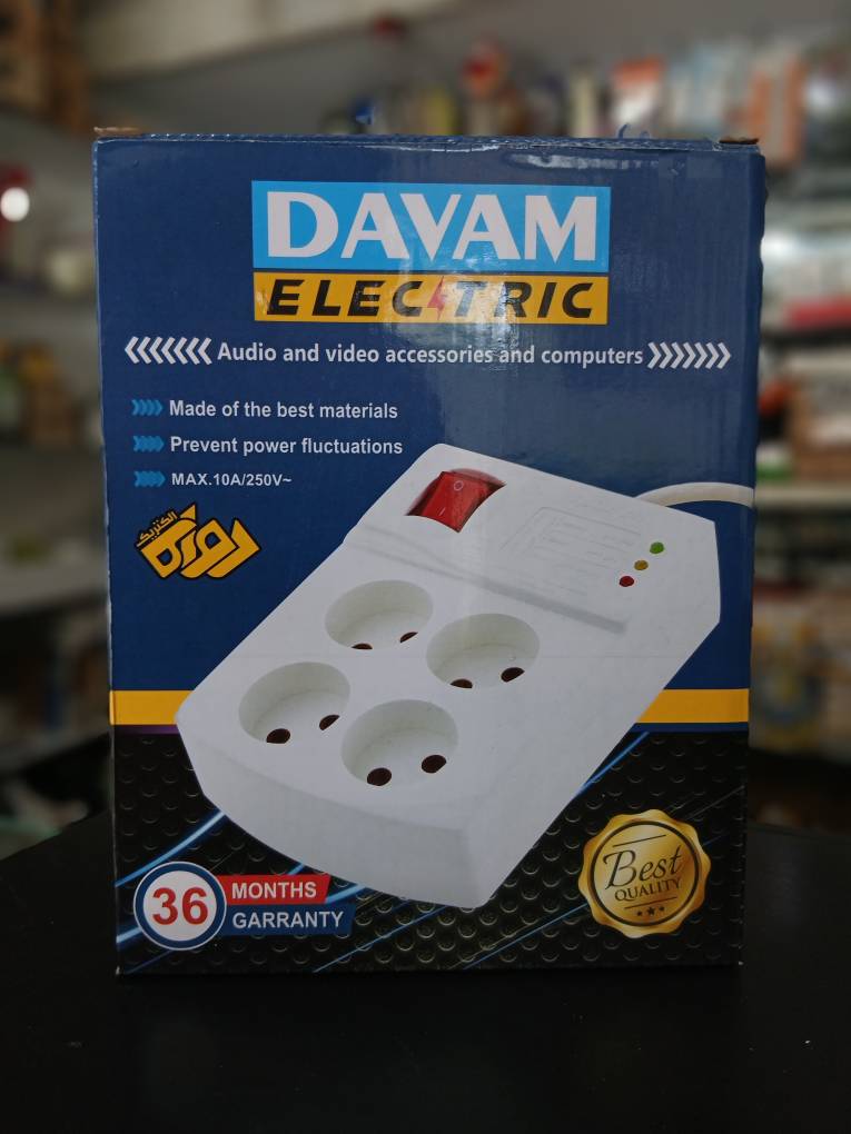 محافظ چهارخانه صوتی و تصویری دوام الکتریک