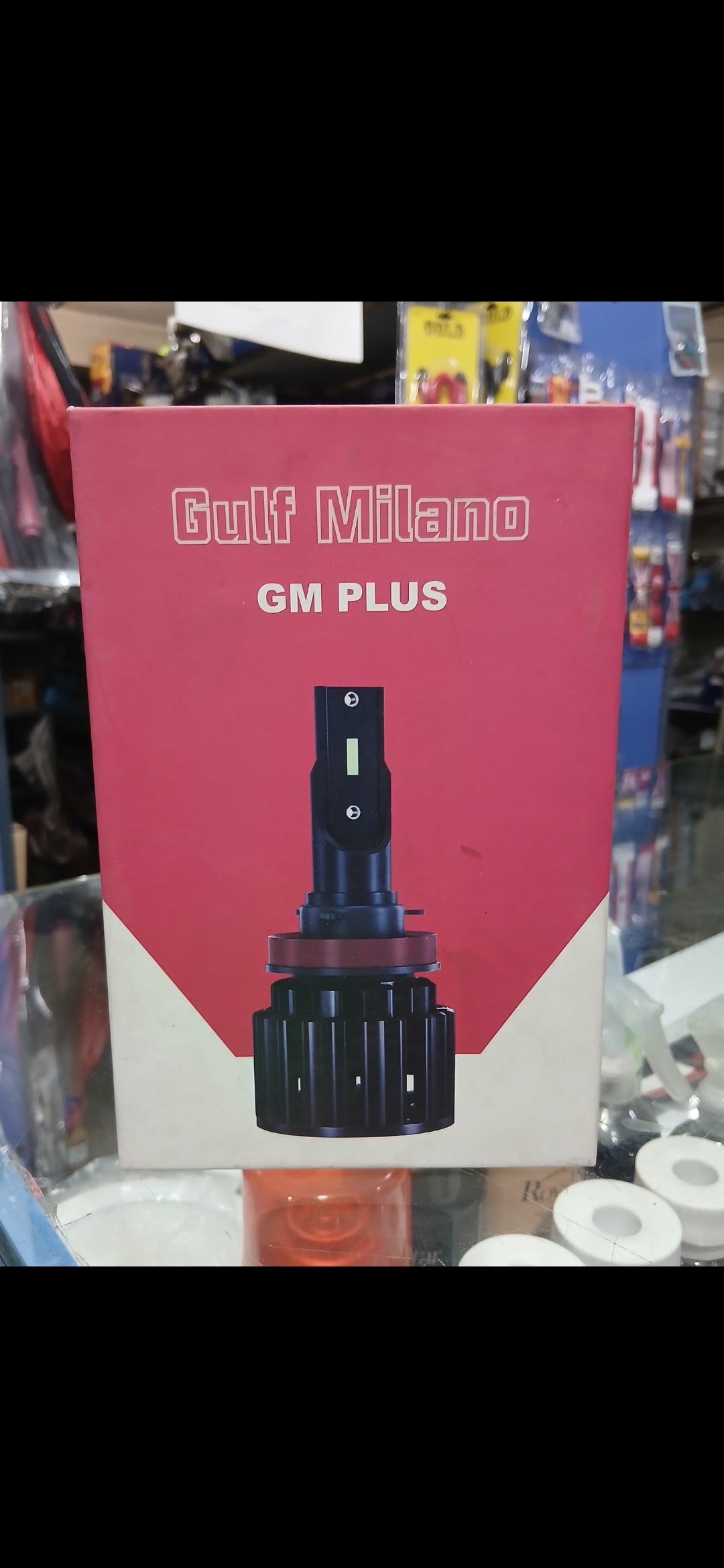هدلایت GM PLUS از برند Gulf milano - پایه H7 تک کنتاک دو خار