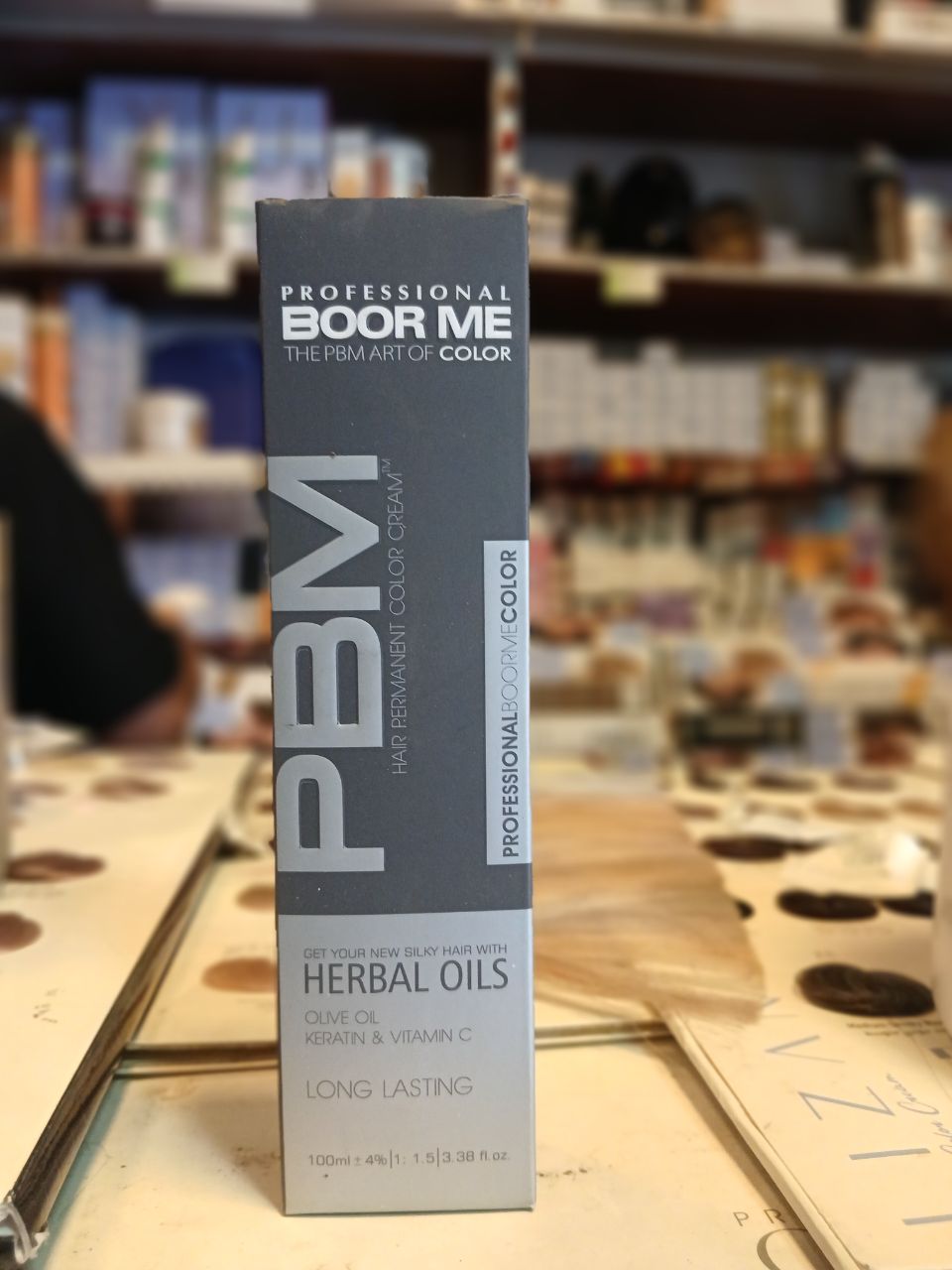 رنگ مو 100 میل pbm بدون آمونیاک