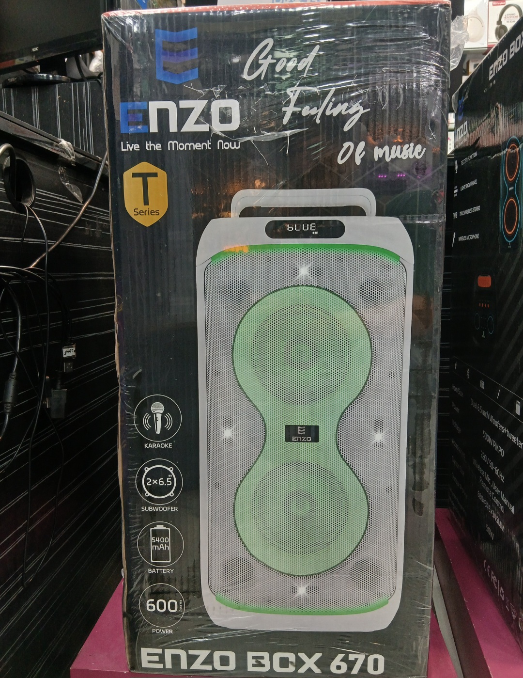 اسپیکری بلوتوثی قابل حمل انزو مدل BOX t670