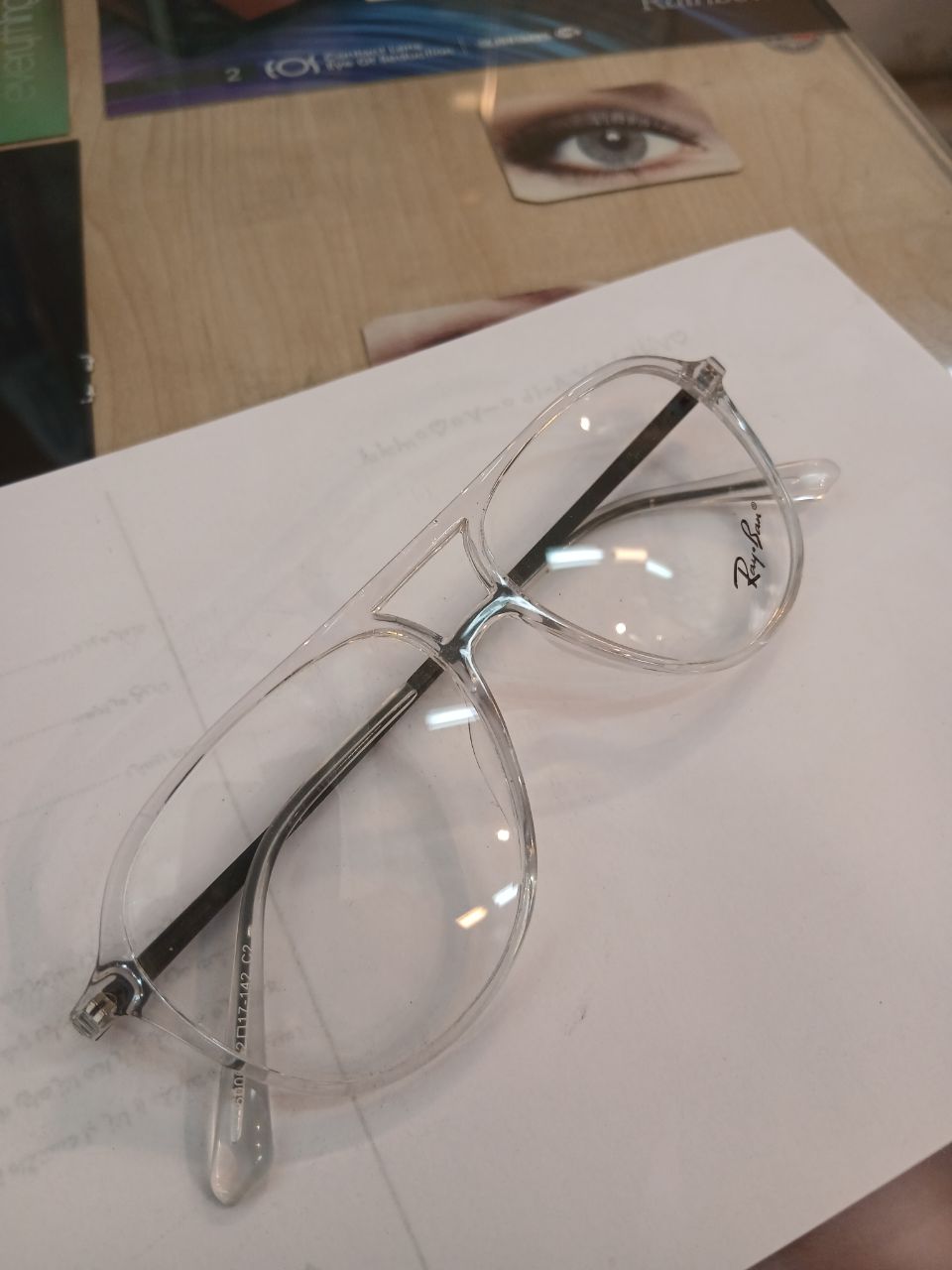 فریم طبی زنانه ری‌بن Ray-Ban شفاف