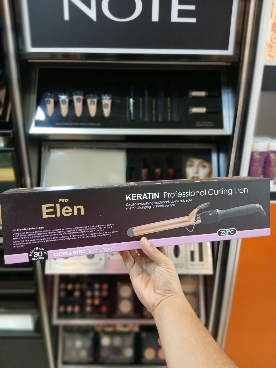 Elen Keratin Professional Curling Iron