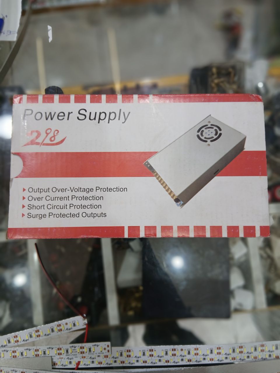 منبع تغذیه سوئیچینگ مینول مدل LRS-150-24 ظرفیت 24 ولت 6.5 آمپر