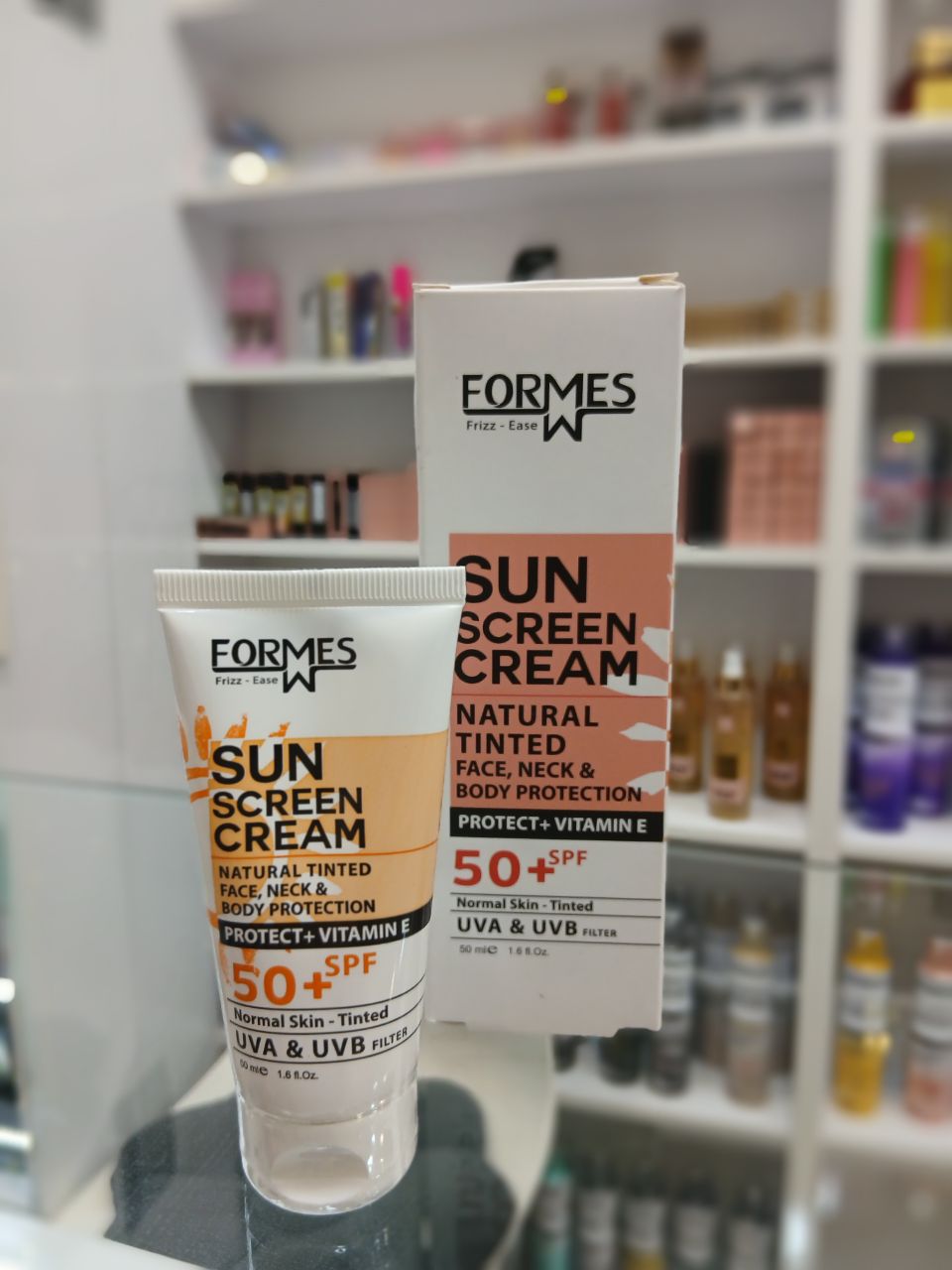 کرم ضدآفتاب رنگی فورمس FORMES مدل Sun Screen Cream SPF 50+