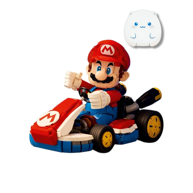 لگو ماریو کارت مدل ماریو و کارت استاندارد (Mario & Standard Kart) کد 43207 - 1972 قطعه