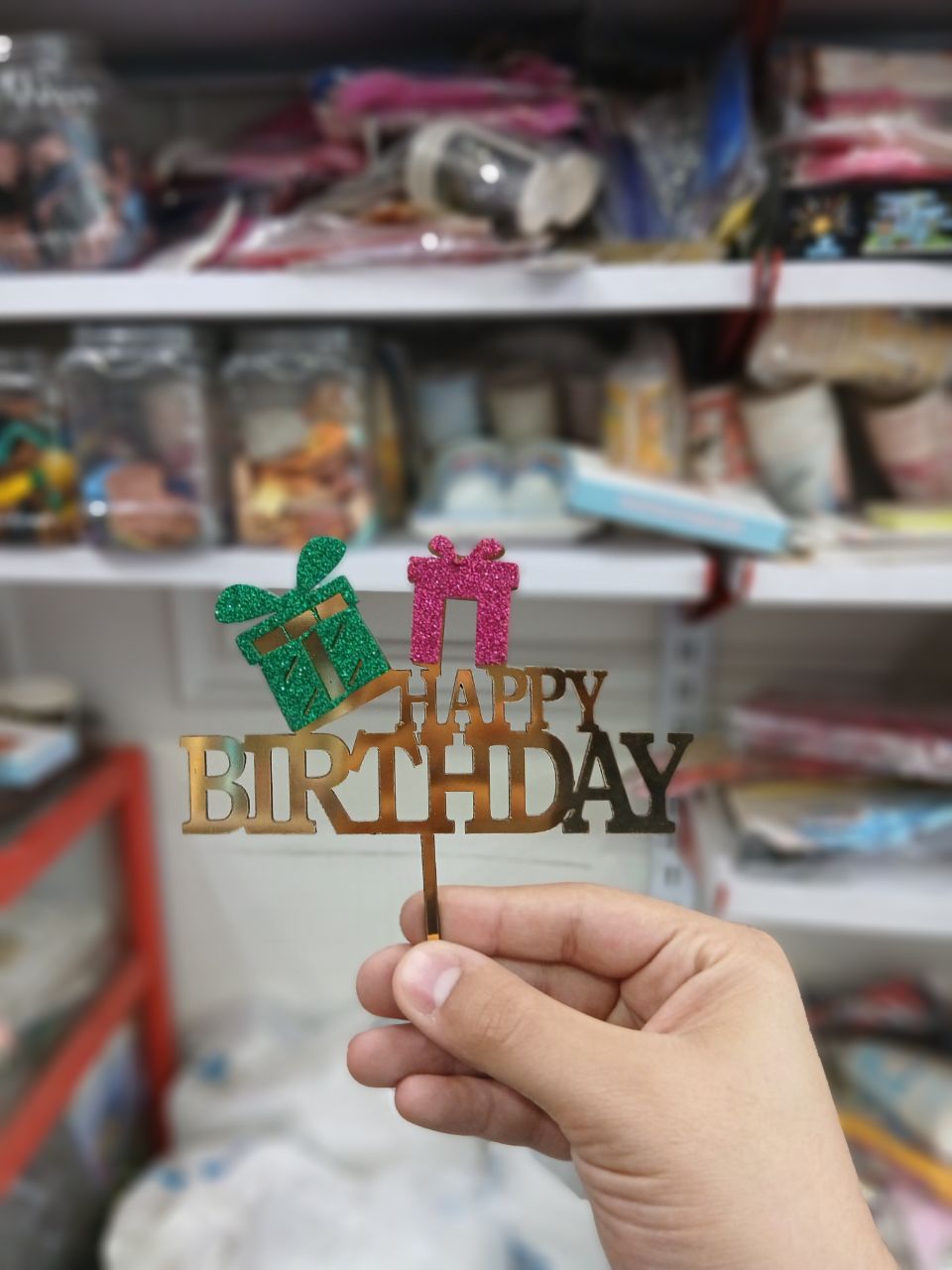شمع طرح happy birthday