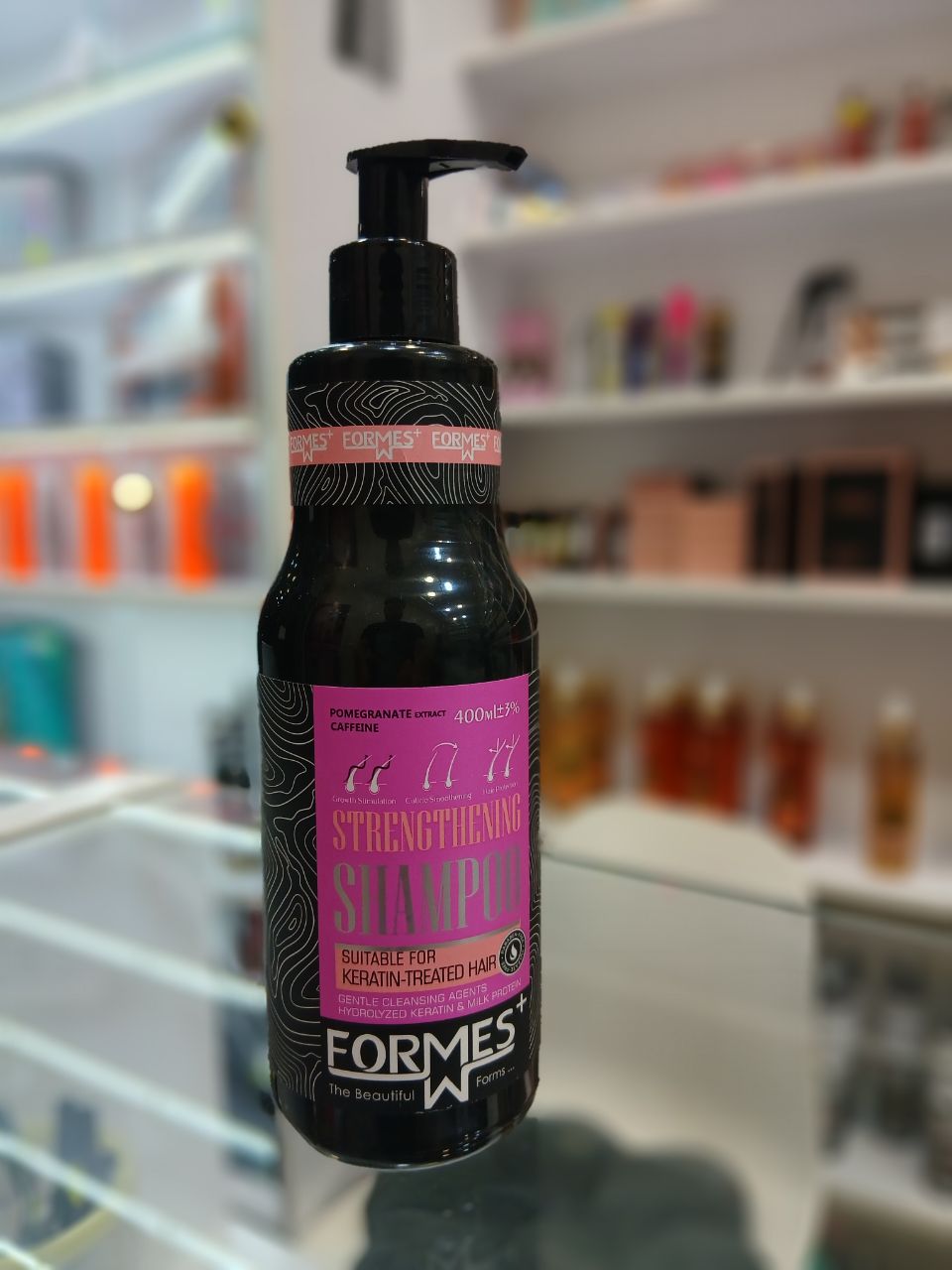 شامپو تقویت‌کننده مو فورمس FORMES مدل Strengthening Shampoo