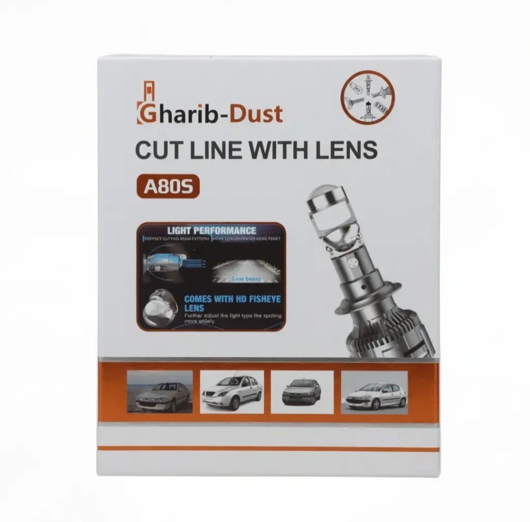 لامپ هدلایت خودرو غریب دوست مدل 80 پایه H4