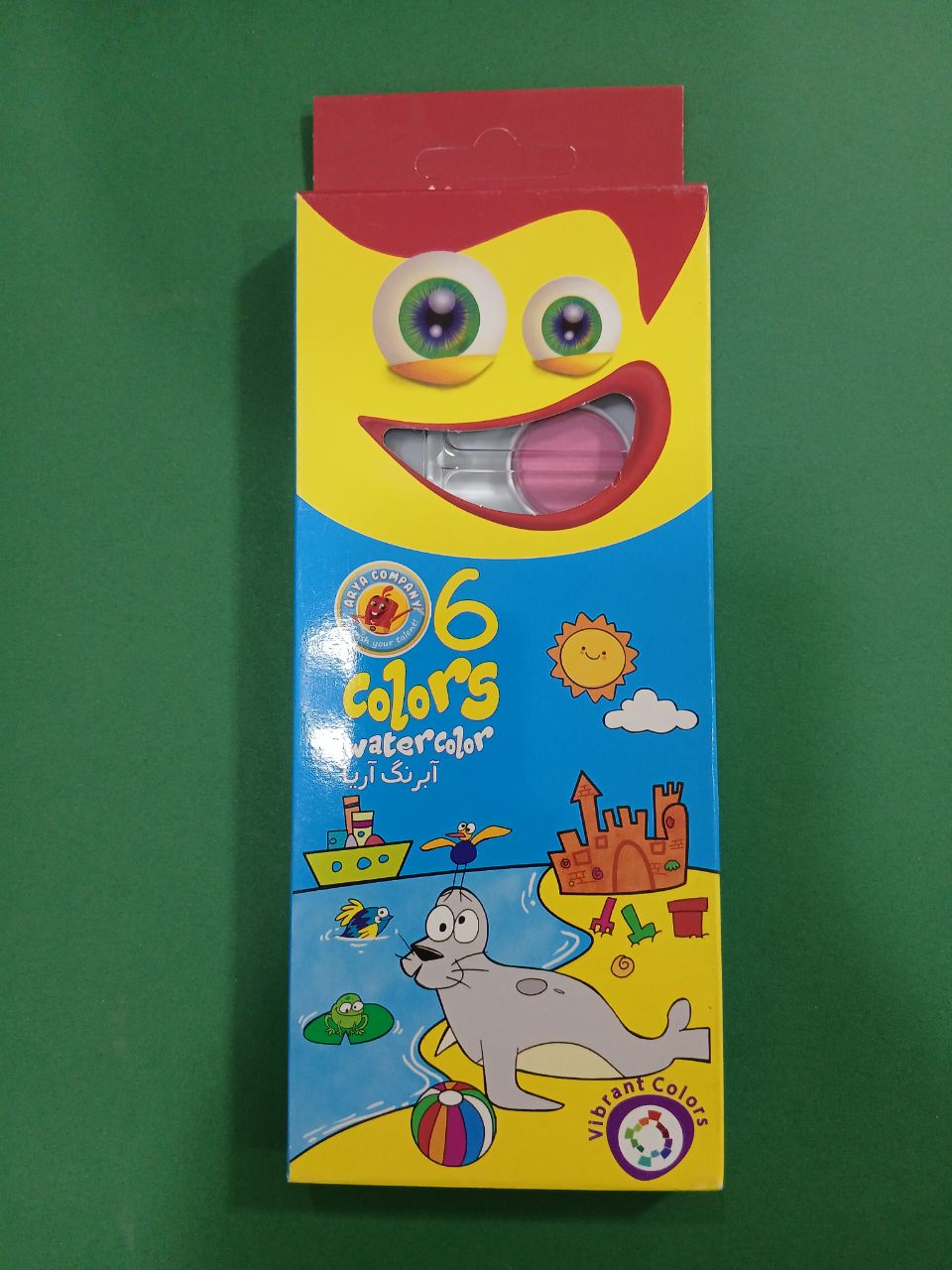 آبرنگ 6 رنگ