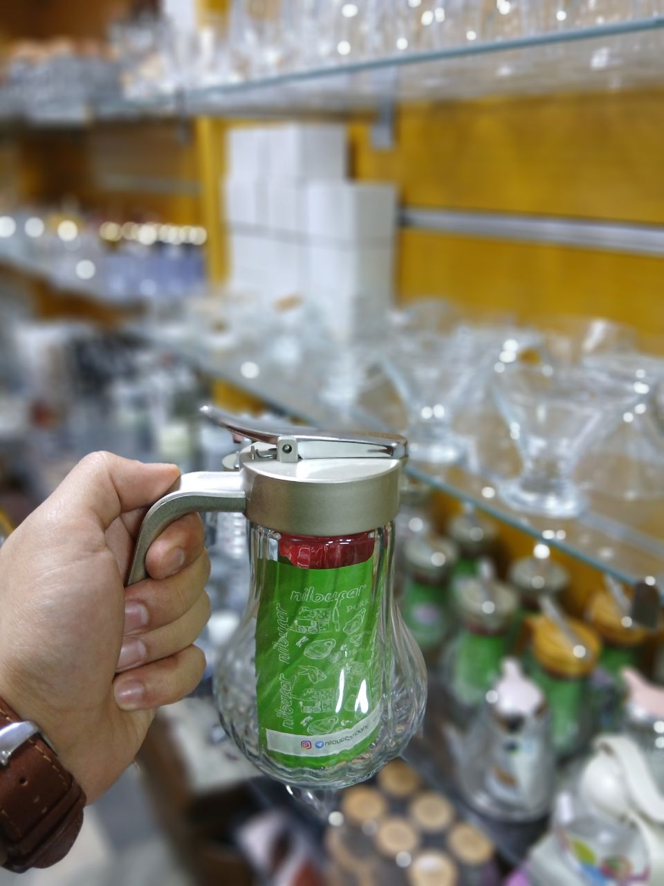 شکرپاش شیشه ای