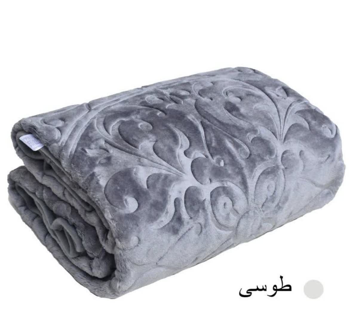 پتو گلبافت برجسته دو رو تکنفره