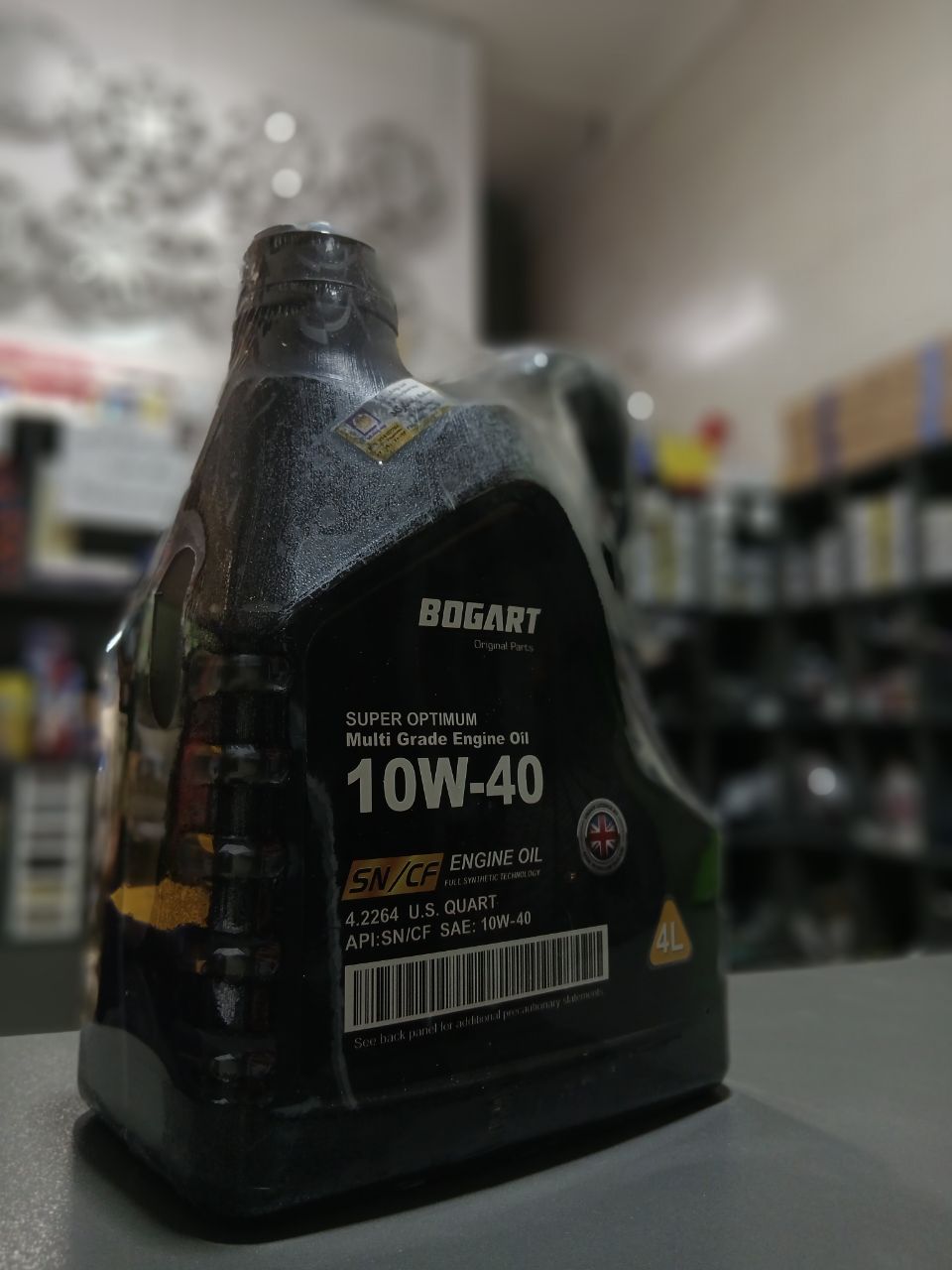 روغن موتور بوگارت (1040 SM) 4 لیتری پلاستیکی