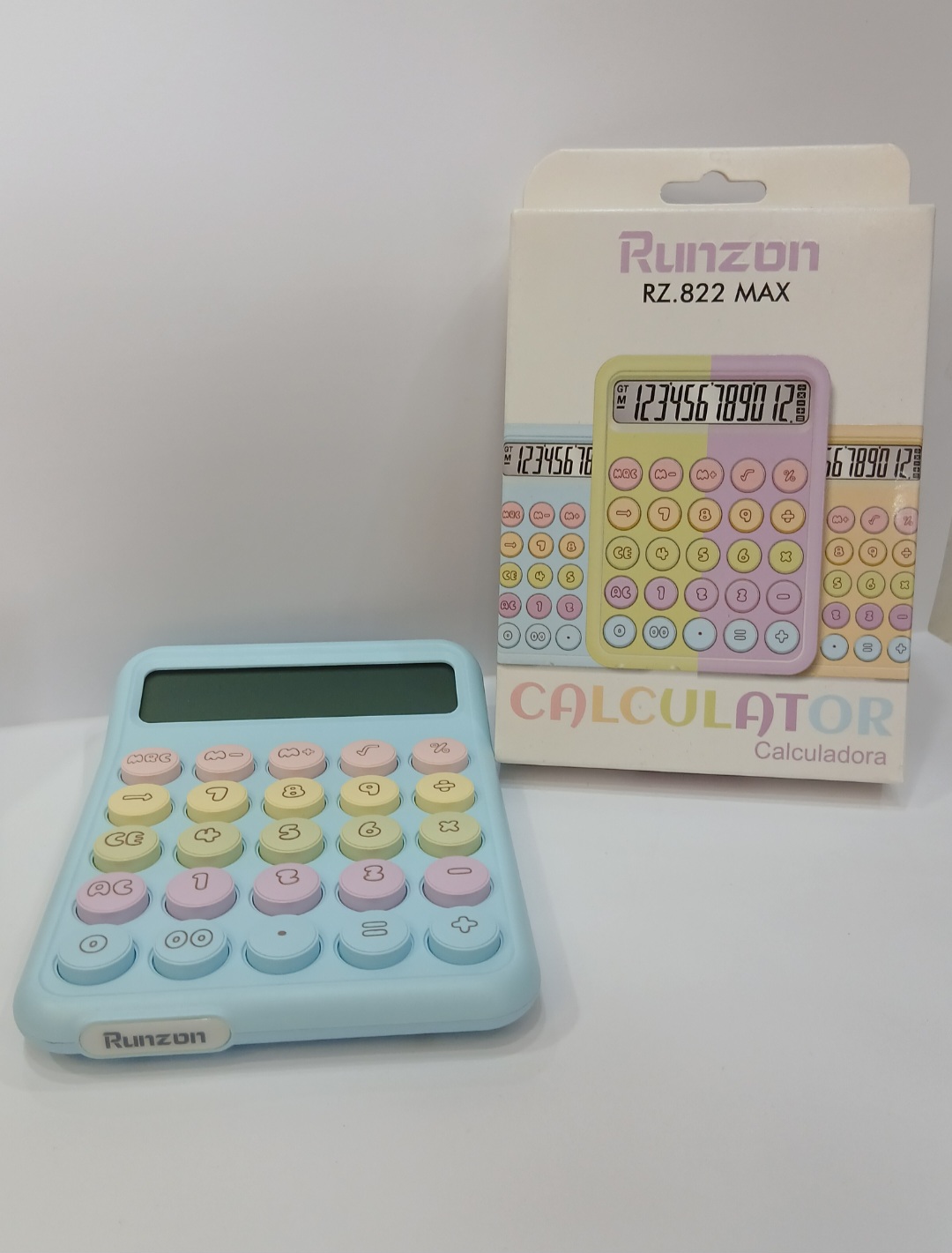 ماشین حساب دکمه رنگی Runzon