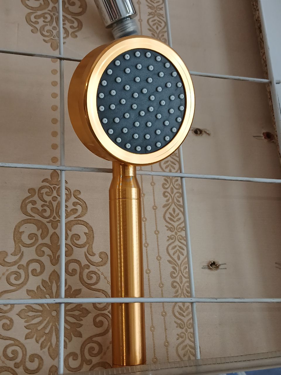 سر دوش تلفنی طلایی