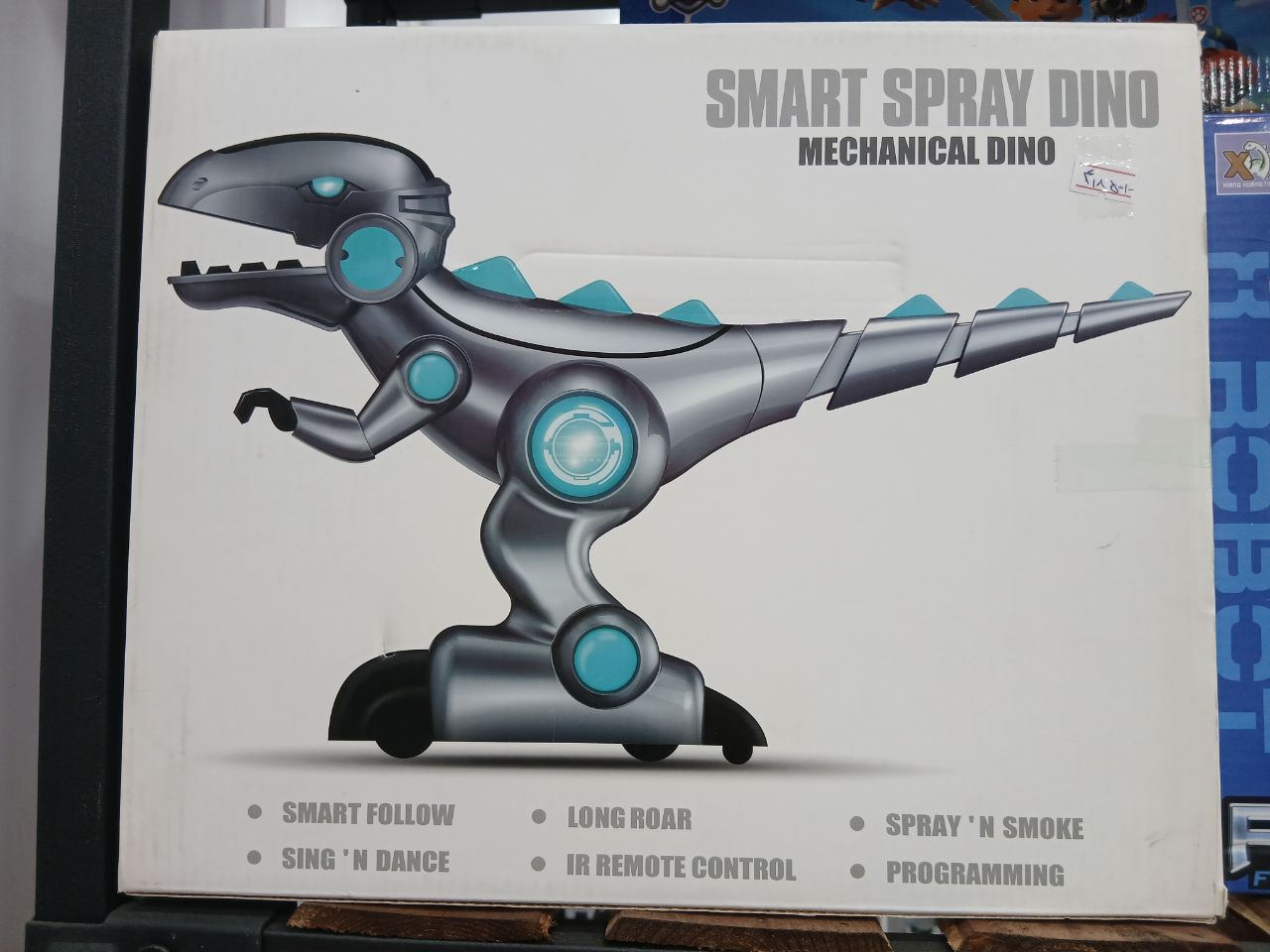 دایناسور رباتیک اسباب‌بازی مدل Smart Spray Dino