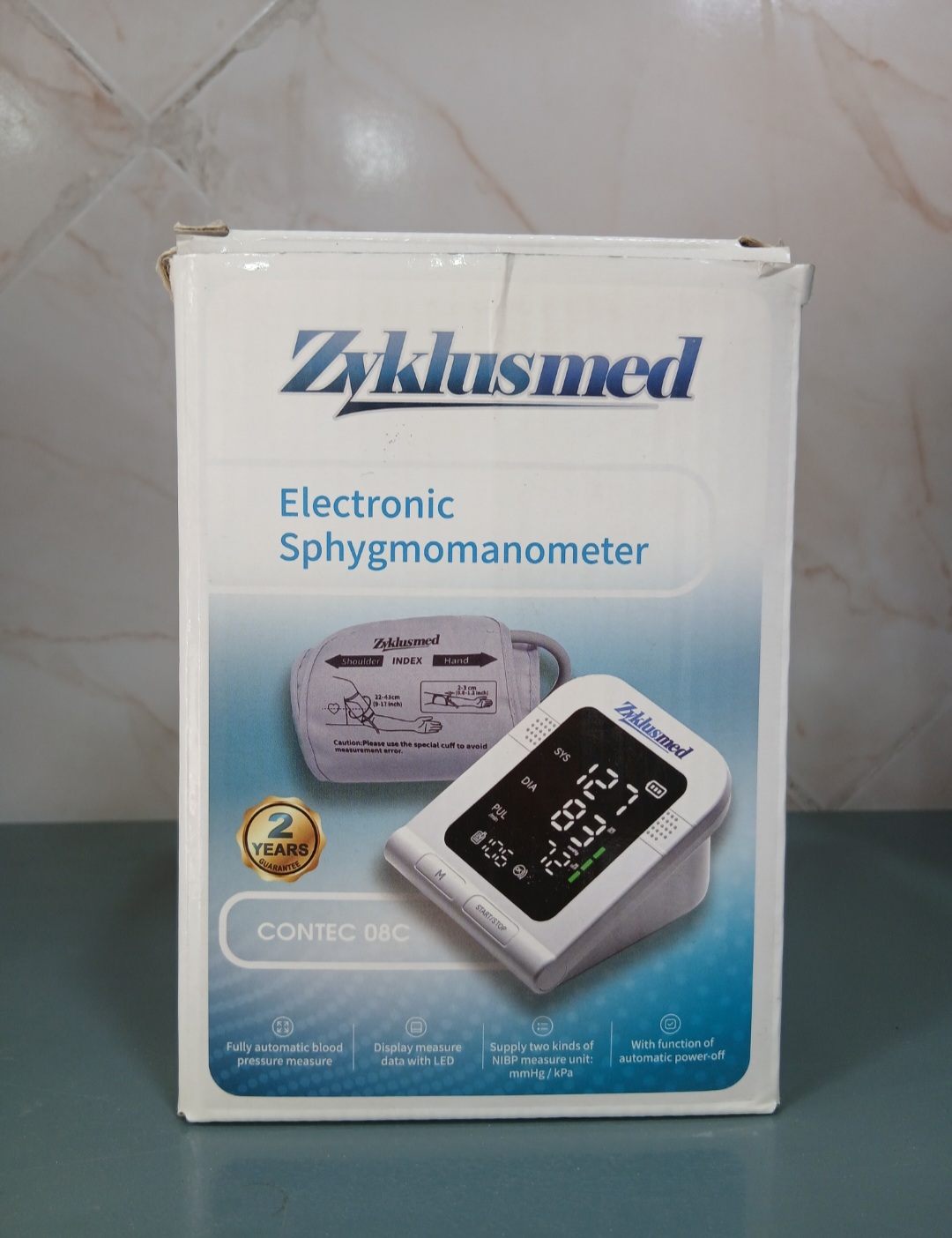 فشار سنج دیجیتال بازوئی مدل Contec08C زیکلاس مد
