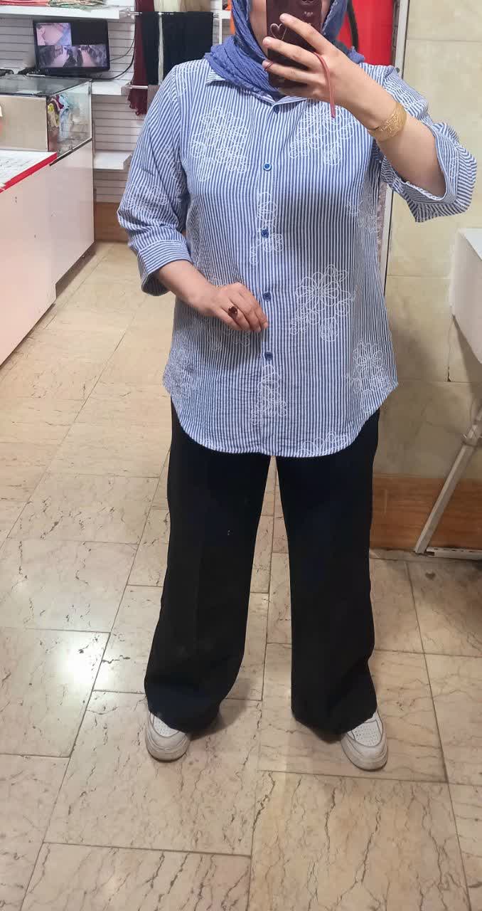 شومیز خانومانه بلند و شیک