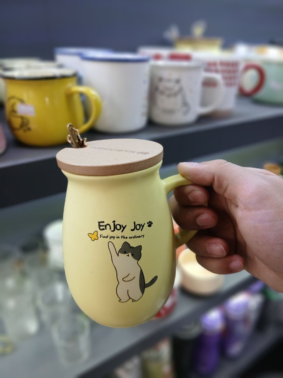 ماگ درب دار Enjoy Joy