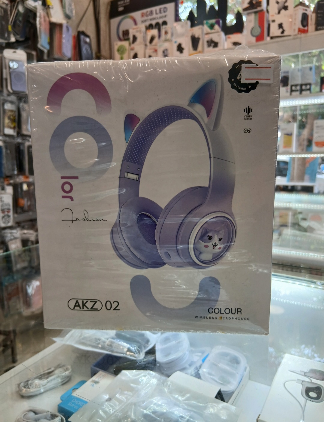 هدفون بی سیم مدل AKZ02 CAT
