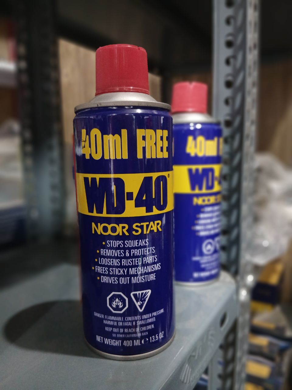 اسپری روان کننده WD-40 نور استار 400 میلی لیتر