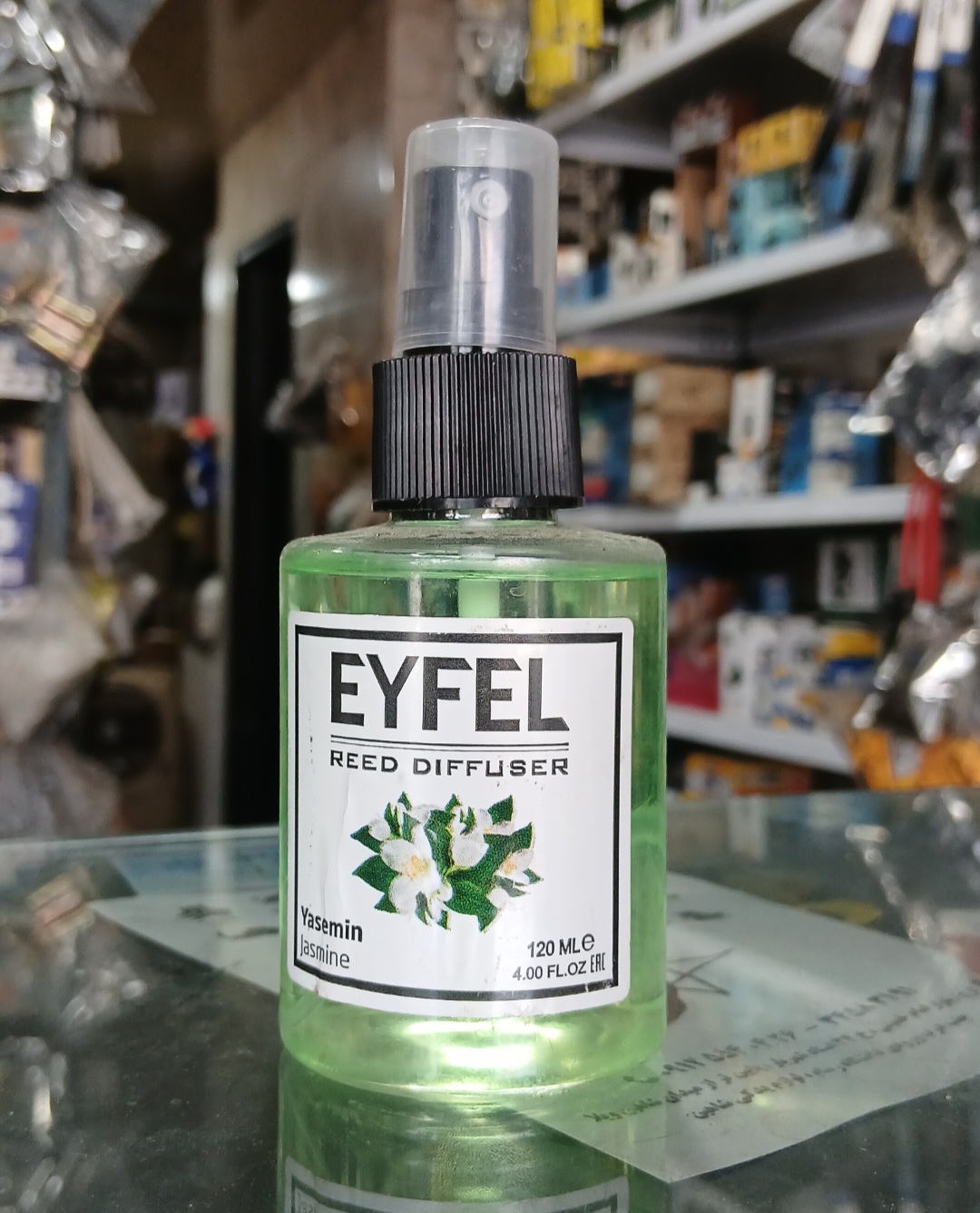 خوشبوکننده محیط Eiffel Reed Diffuser Jasmine 120 میلی‌لیتر
